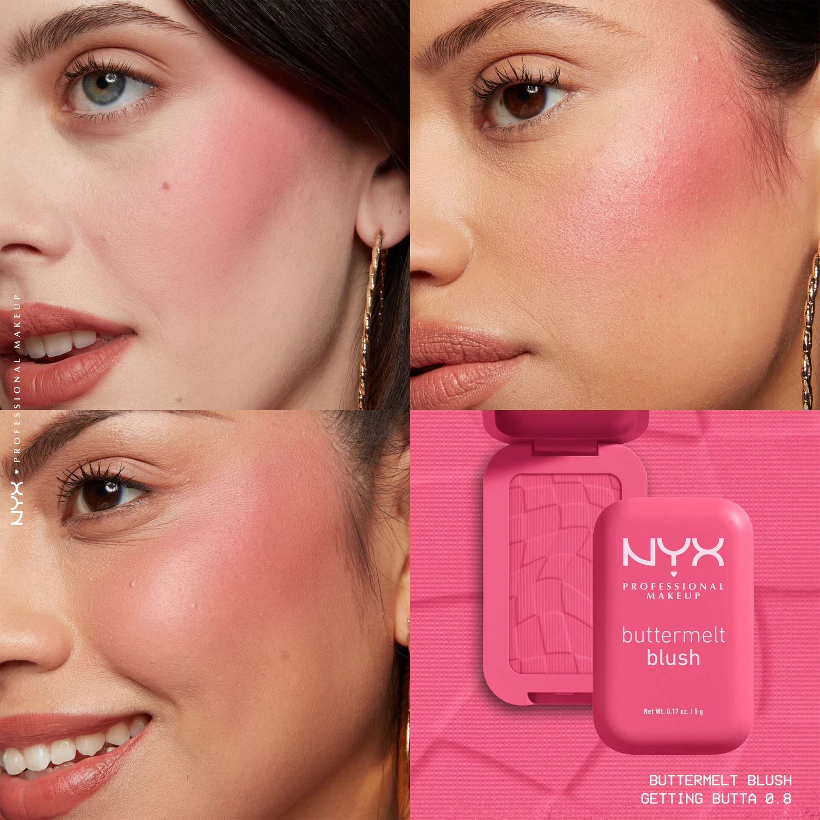 NYX Professional Makeup Buttermelt Blush 08 Getting Butta 5g