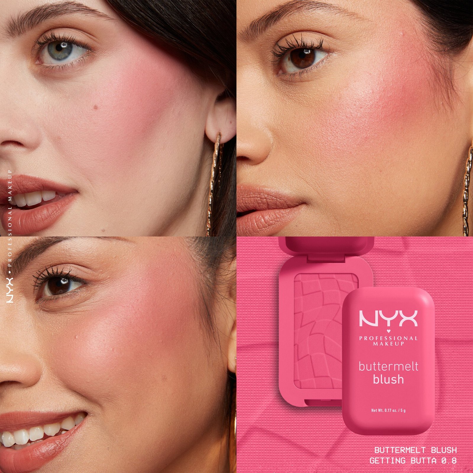 NYX Professional Makeup Buttermelt Blush 08 Getting Butta 5g