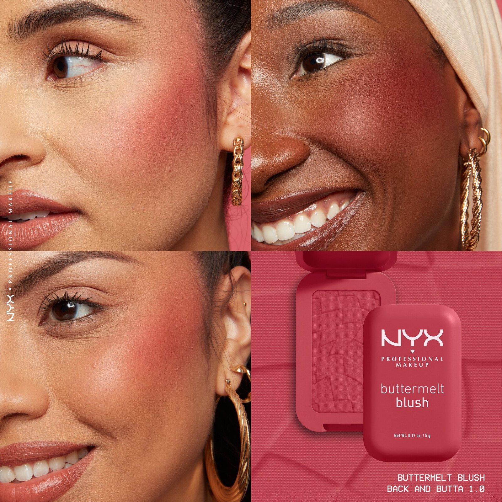 NYX Professional Makeup Buttermelt Blush 10 Back And Butta 5g