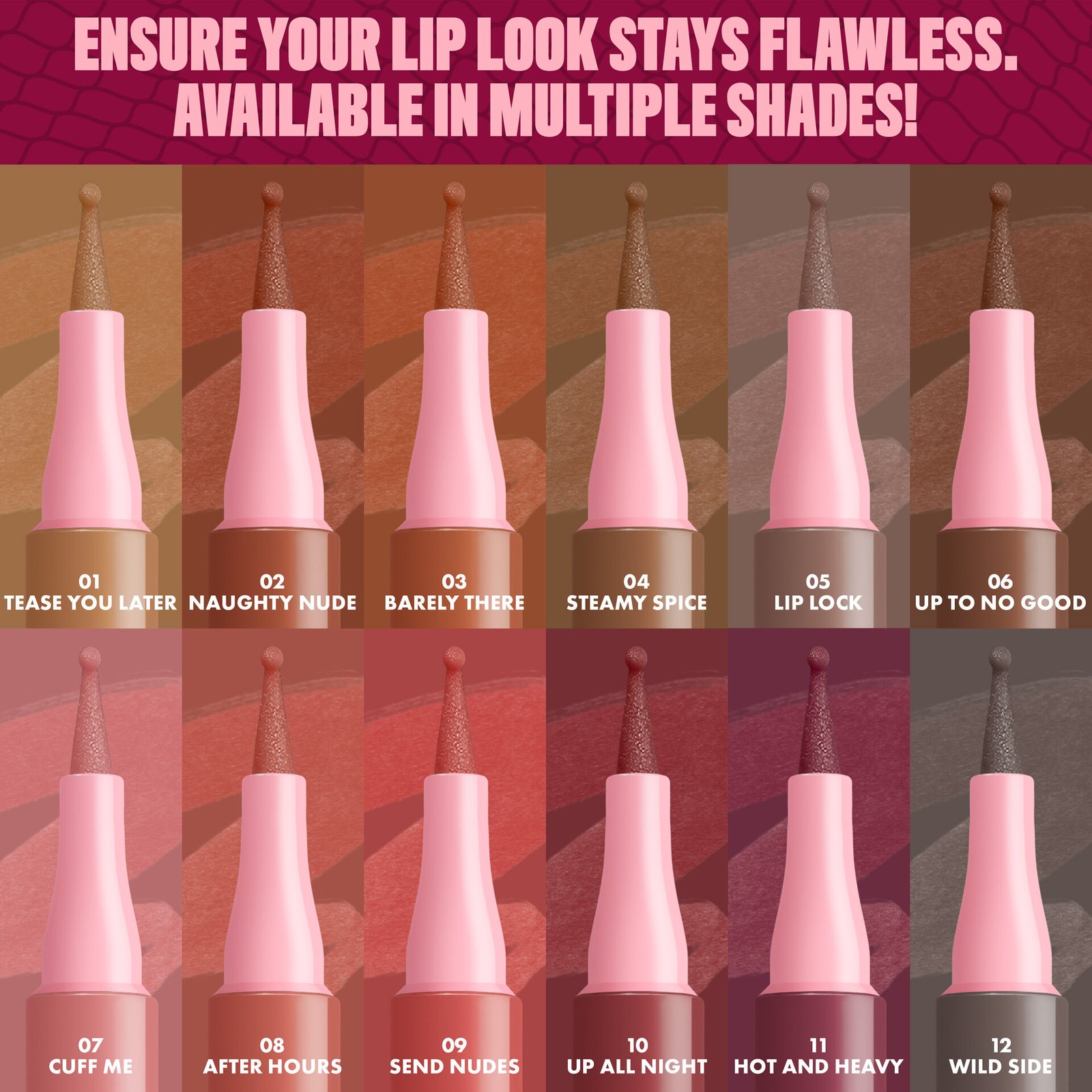 NYX Professional Makeup Lip Lingerie Liner Stain 04 Steamy Spice 1 ml