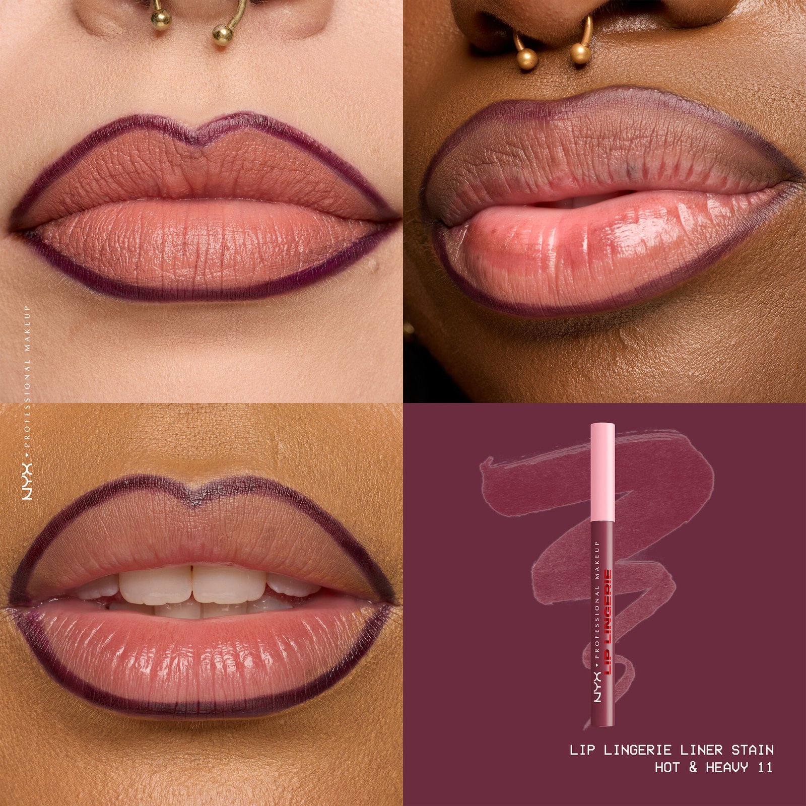NYX Professional Makeup Lip Lingerie Liner Stain 11 Hot N Heavy 1 ml