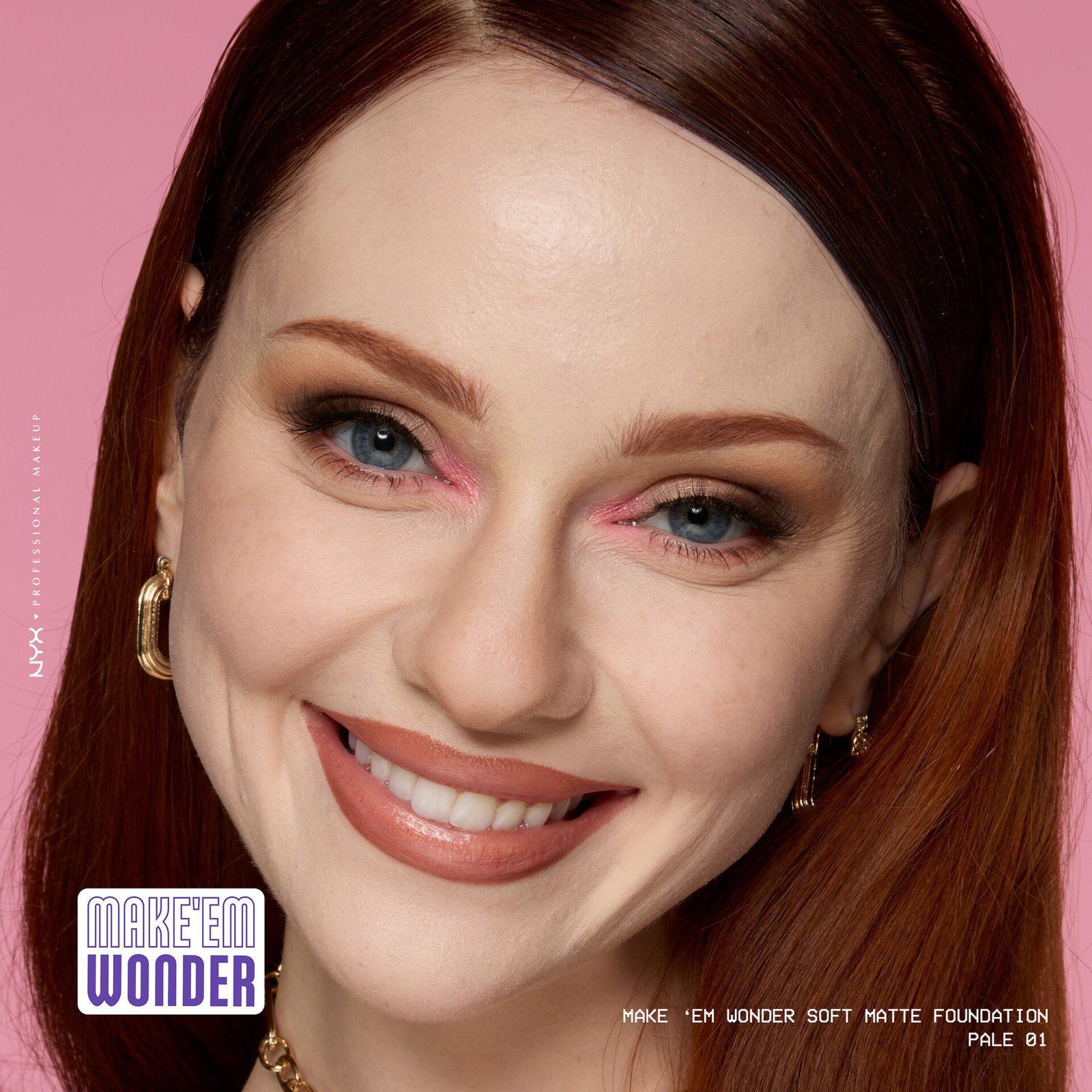 NYX Professional Makeup Make Em Wonder Foundation 01 Pale 30 ml