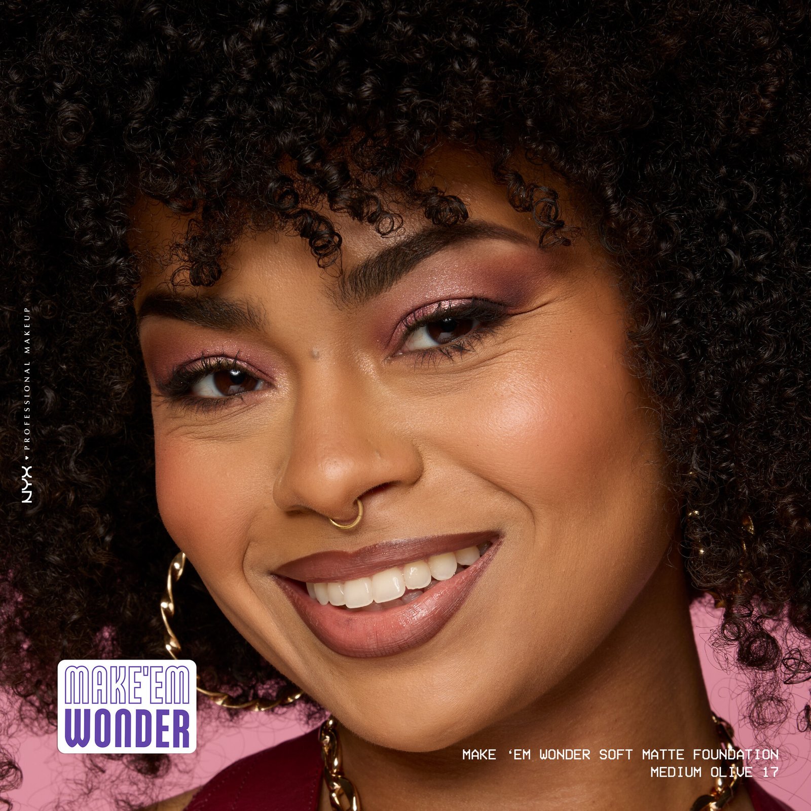 NYX Professional Makeup Make Em Wonder Foundation 17 Medium Olive 30 ml