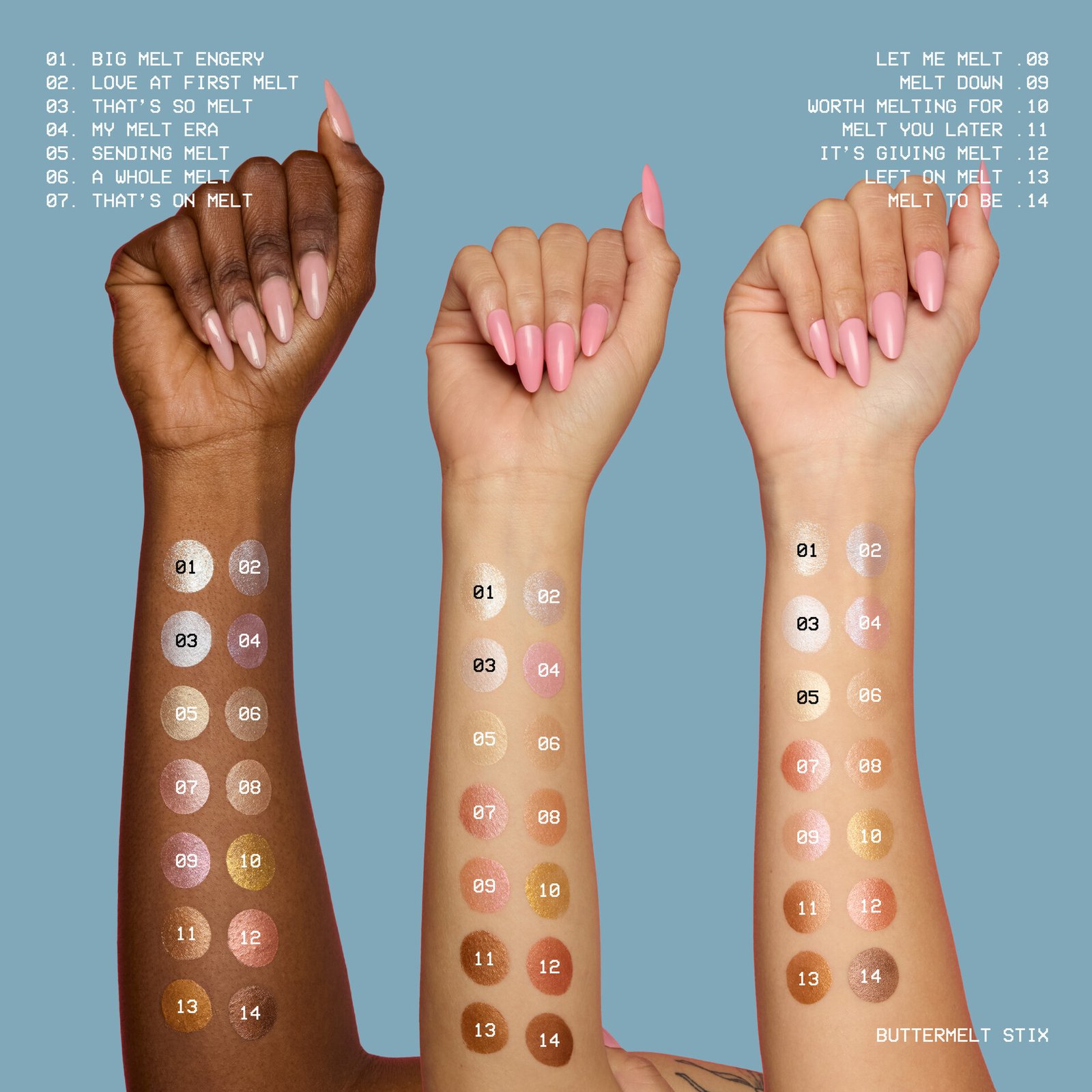 NYX Professional Makeup Buttermelt Glaze Highlighter Stix 01 Big Melt Energy 8 ml