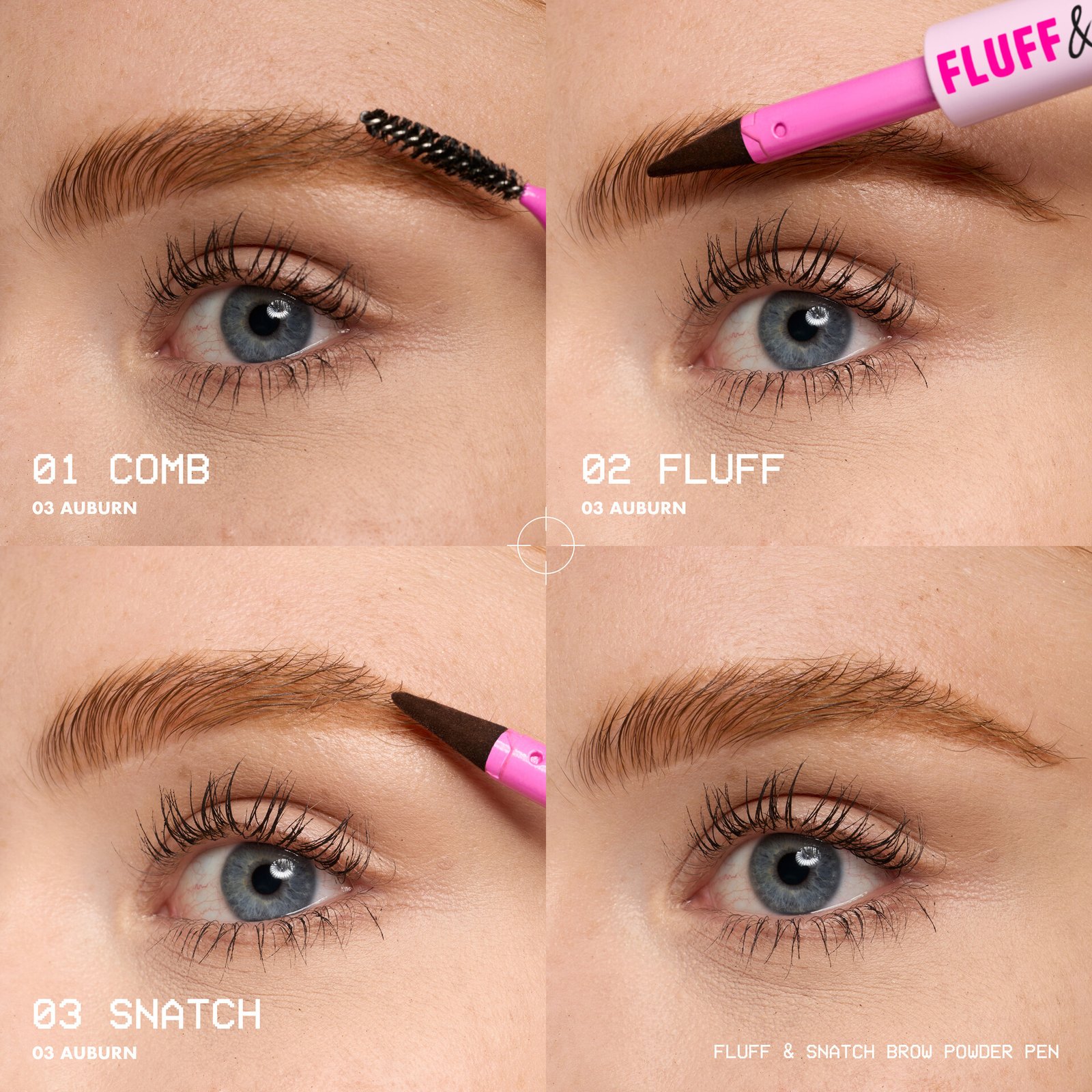 NYX Professional Makeup Fluff N Snatch Brow Powder Pen 02 Taupe 1 g