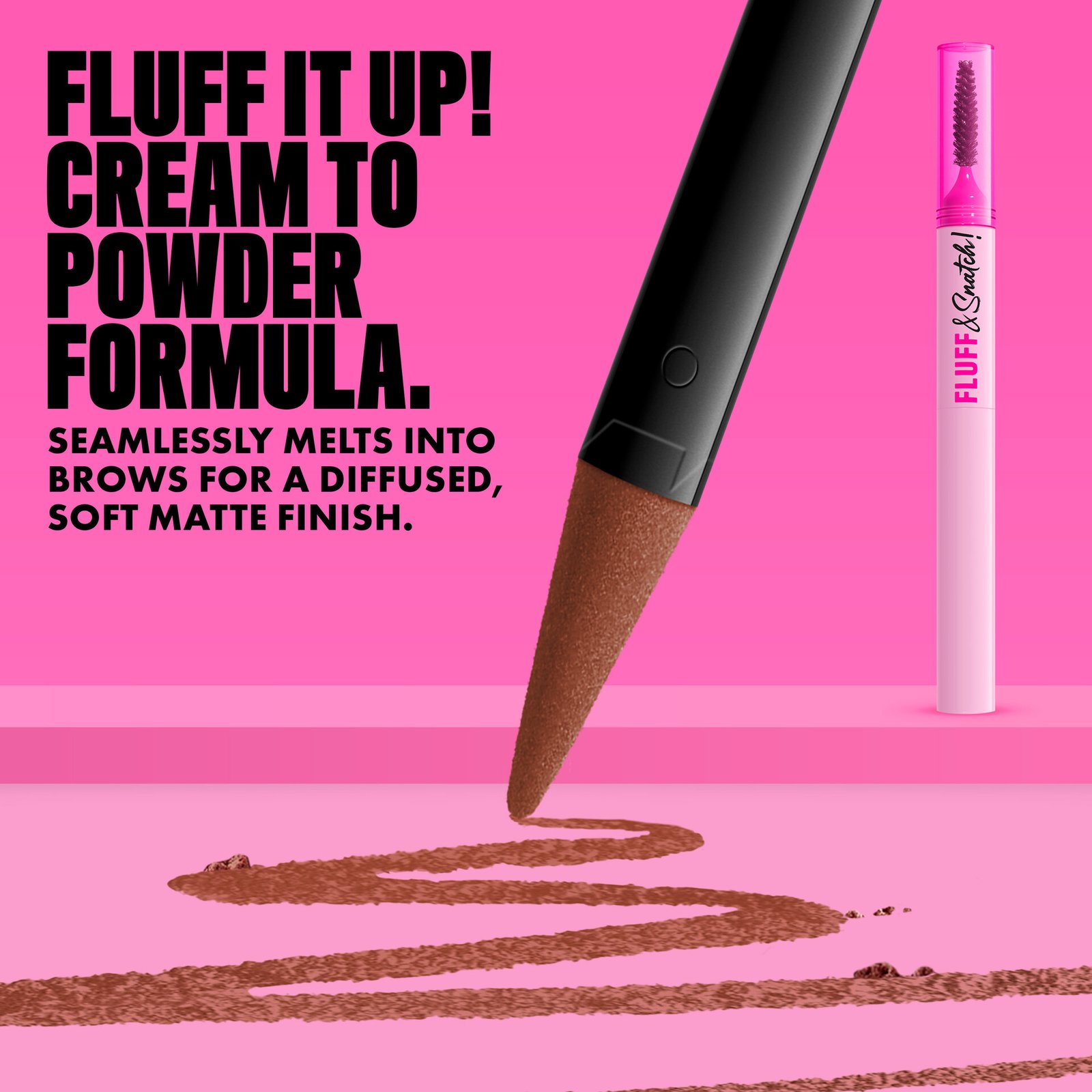 NYX Professional Makeup Fluff N Snatch Brow Powder Pen 03 Auburn 1 g