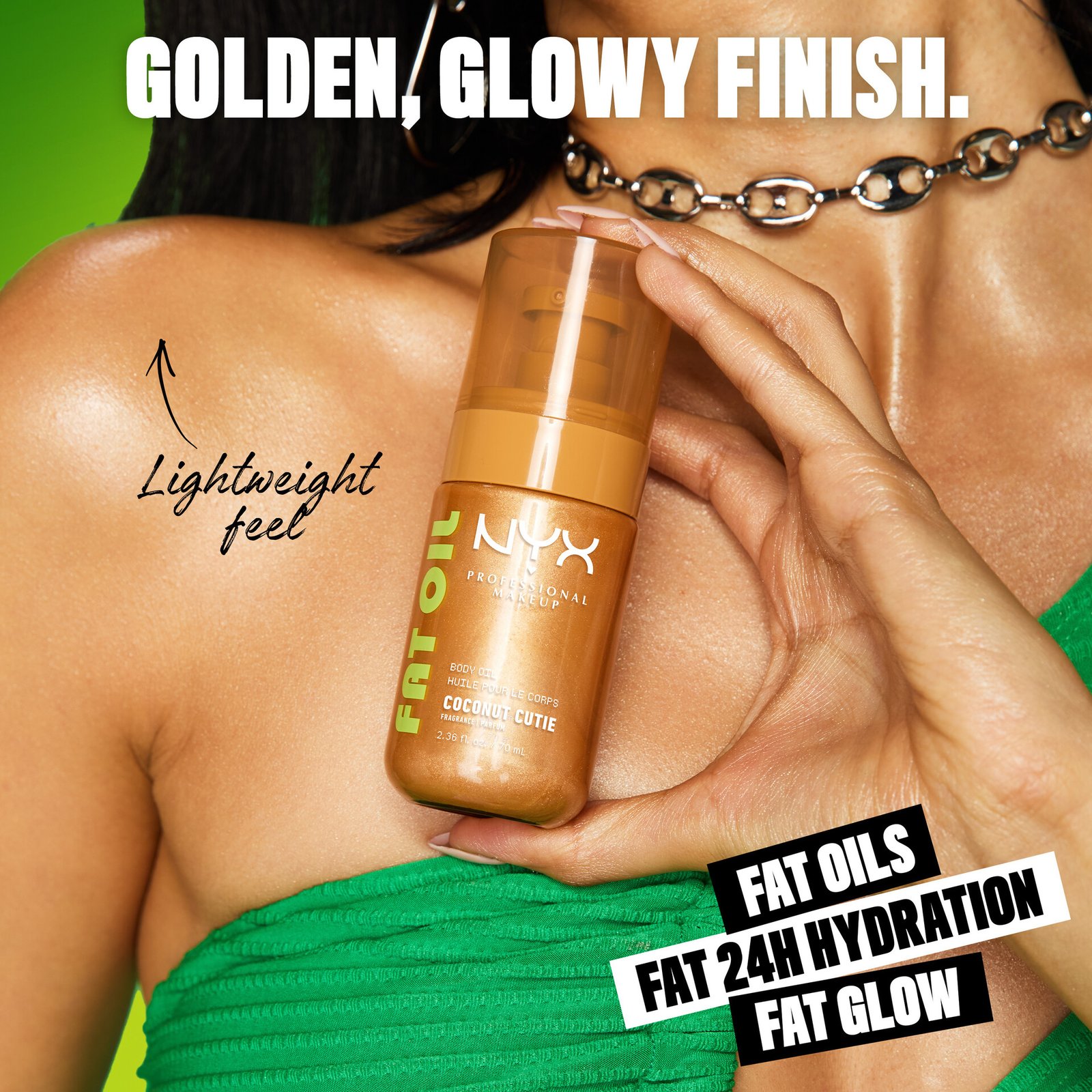 NYX Professional Makeup Fat Oil Body Oil Coconut Cutie 70 ml