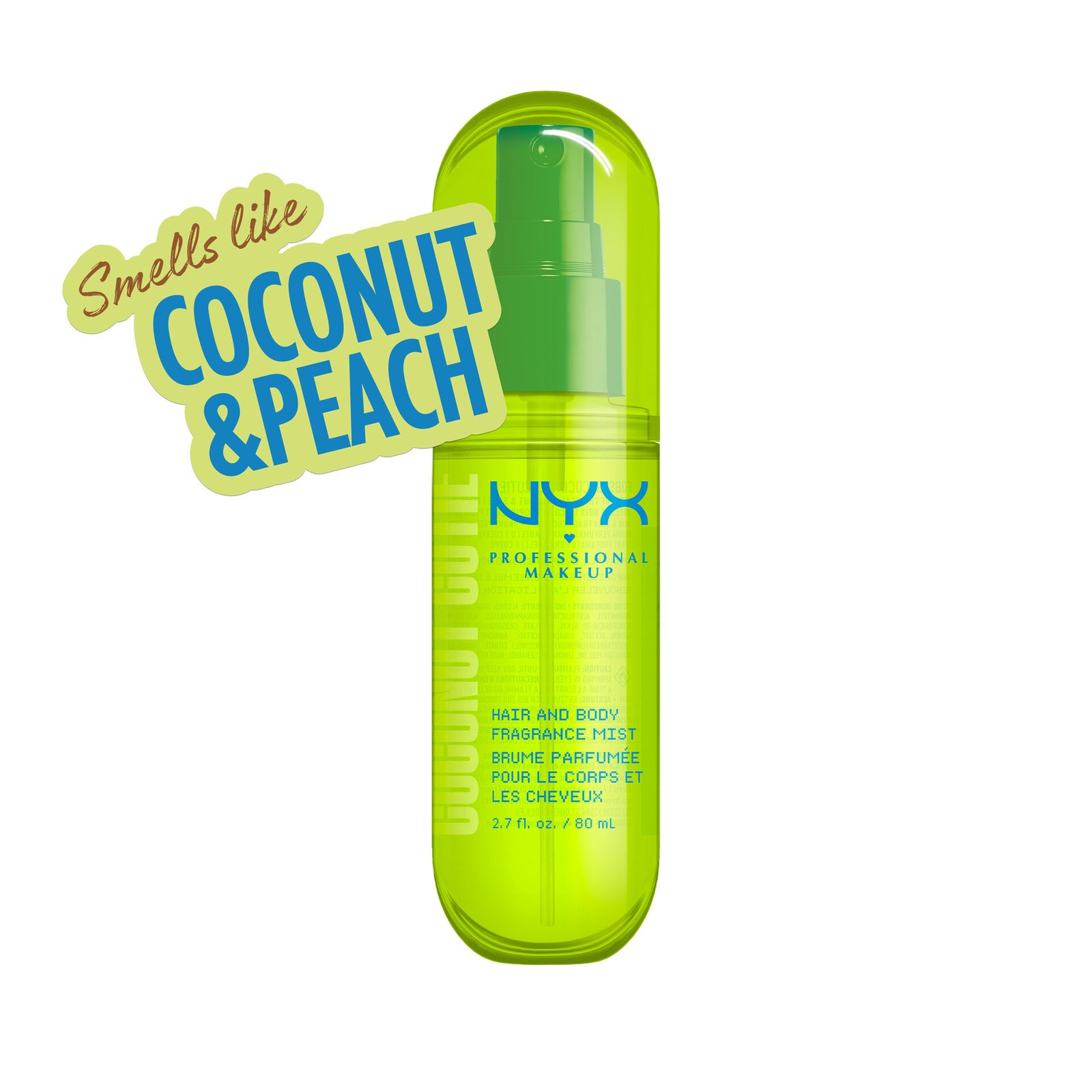 NYX Professional Makeup Fat Oil Body Fragrance Mist  Coconut Cutie 80 ml