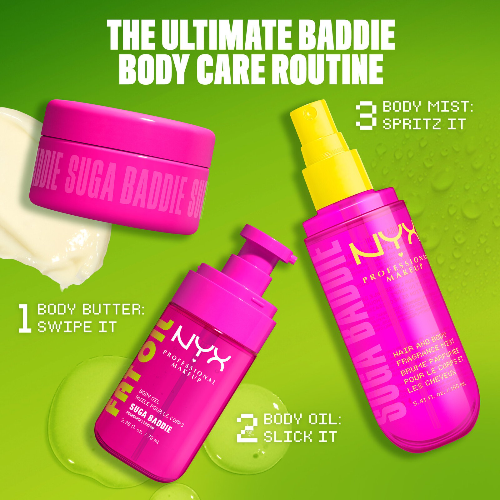 NYX Professional Makeup Fat Oil Body Butter Suga Baddie 150 ml