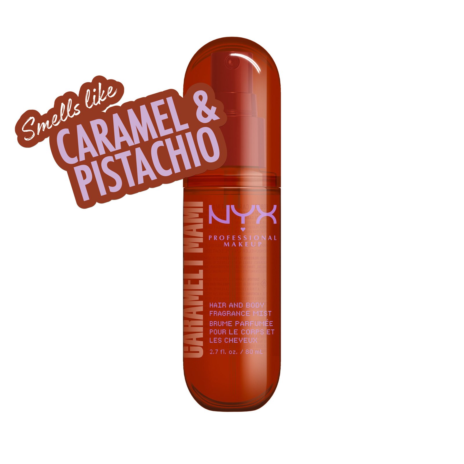 NYX Professional Makeup Fat Oil Body Fragrance Mist  Caramelt Mami 80 ml
