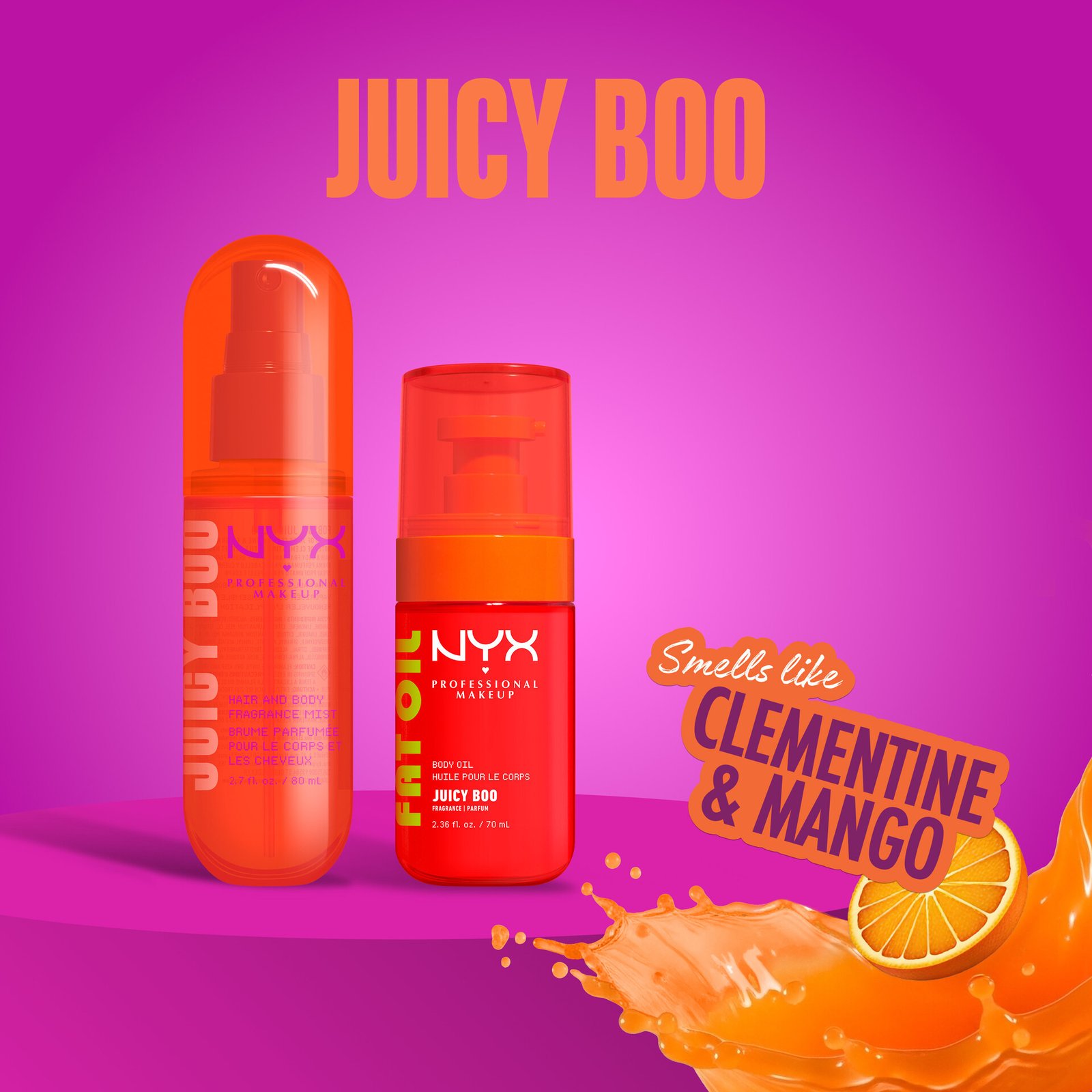 NYX Professional Makeup Fat Oil Body Oil Juicy Boo 70 ml