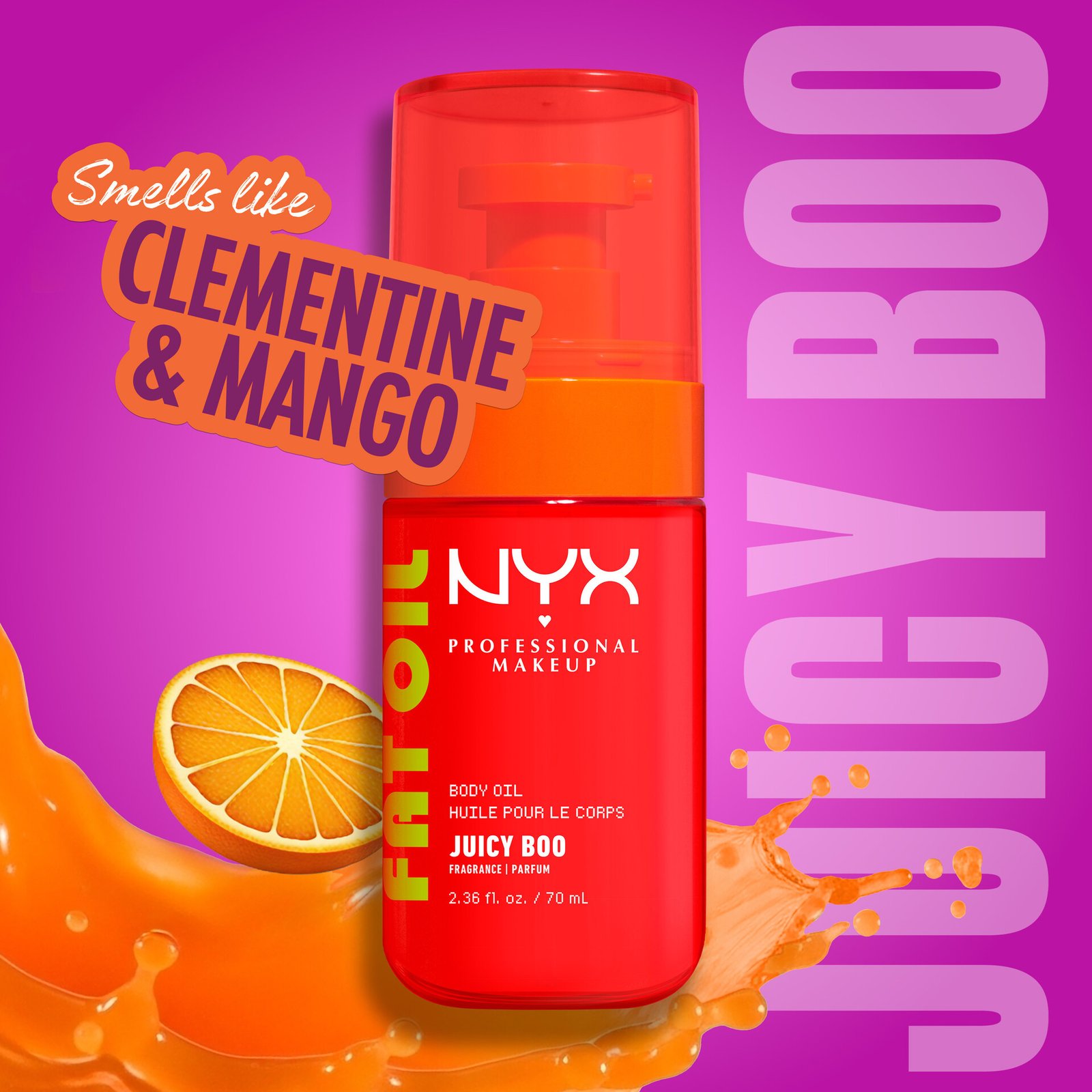 NYX Professional Makeup Fat Oil Body Oil Juicy Boo 70 ml