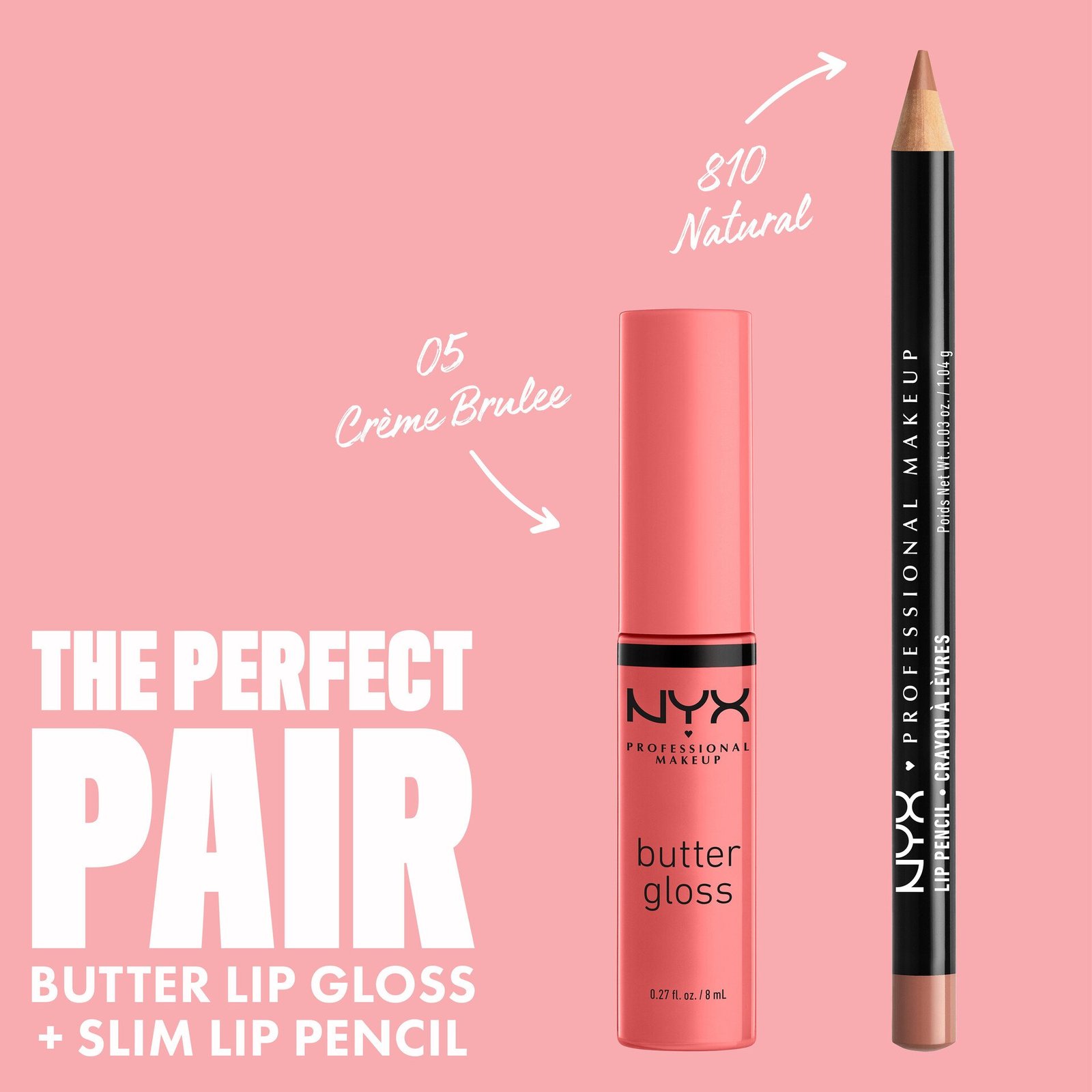 NYX Professional Makeup Butter Lip Gloss 5 Creme Brulee 8 ml