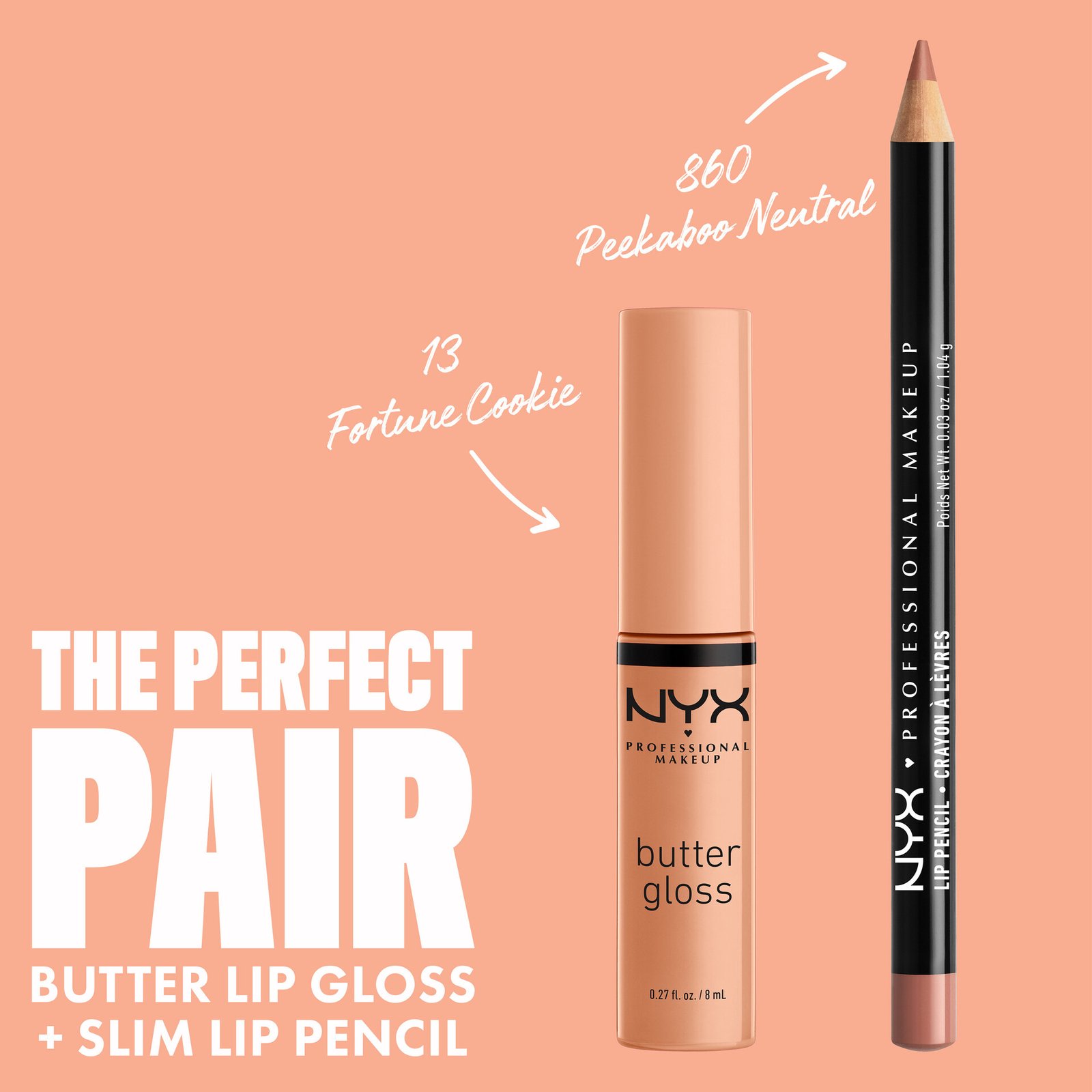 NYX Professional Makeup Butter Lip Gloss 13 Fortune Cookie 8 ml
