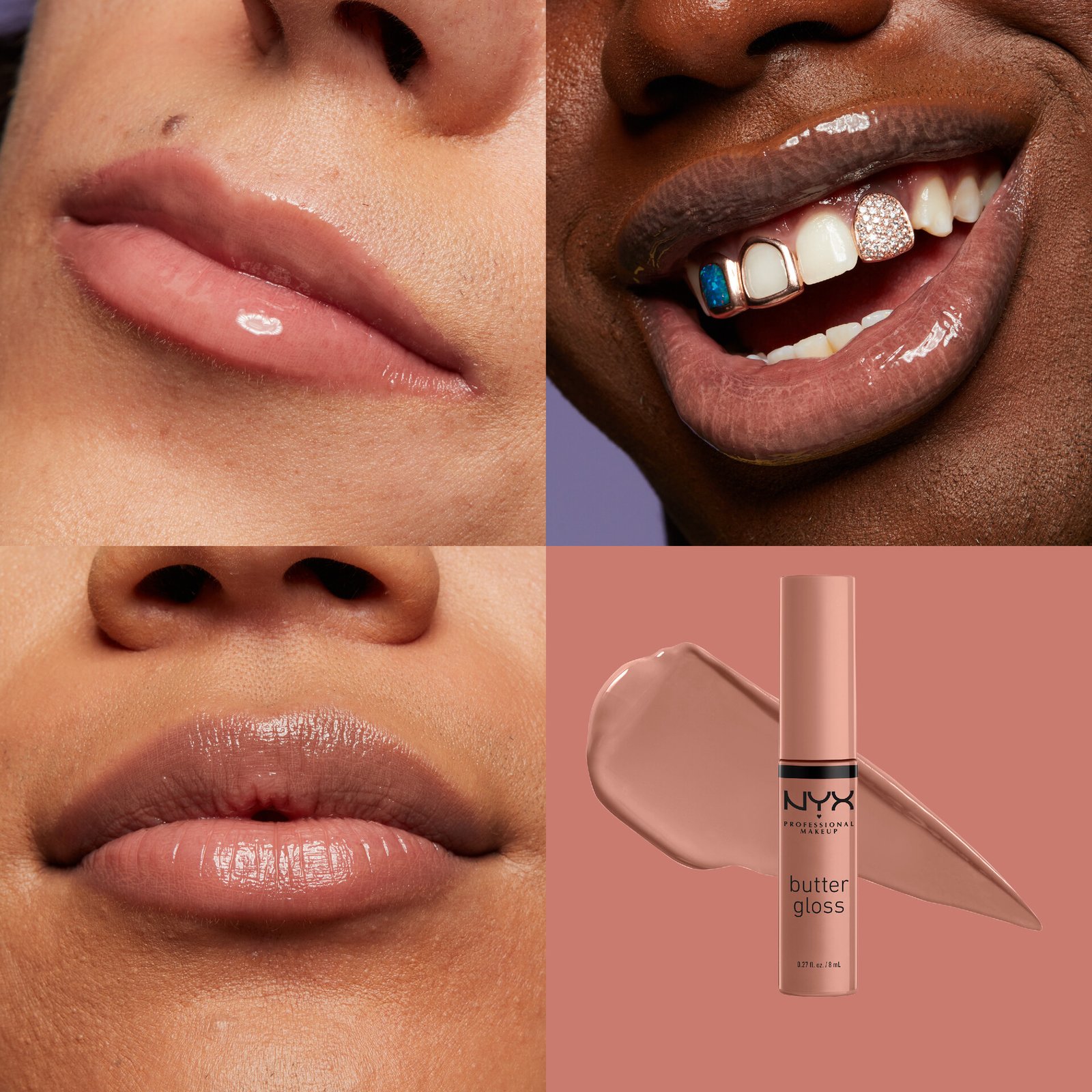 NYX Professional Makeup Butter Lip Gloss 14 Madeleine 8 ml