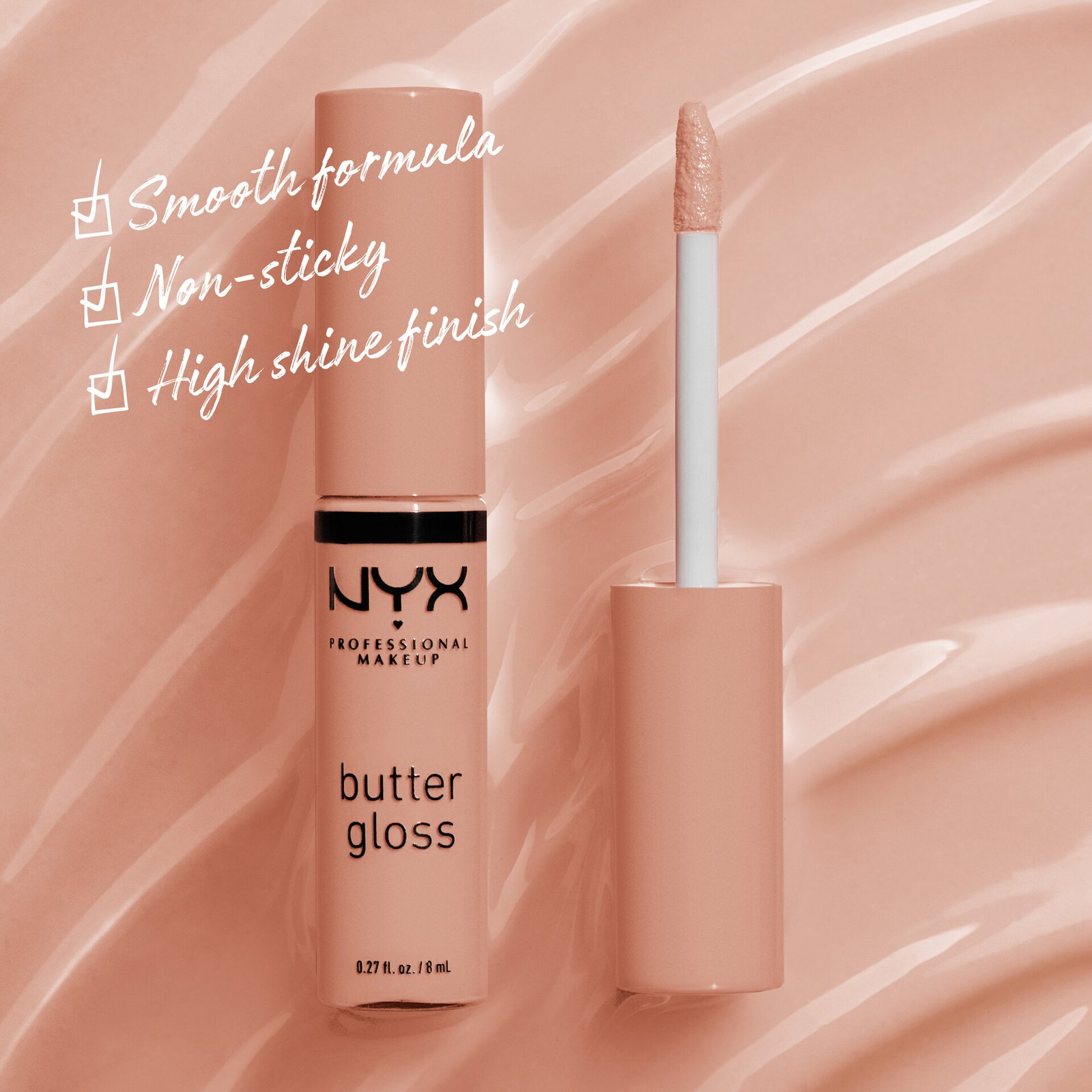 NYX Professional Makeup Butter Lip Gloss 14 Madeleine 8 ml
