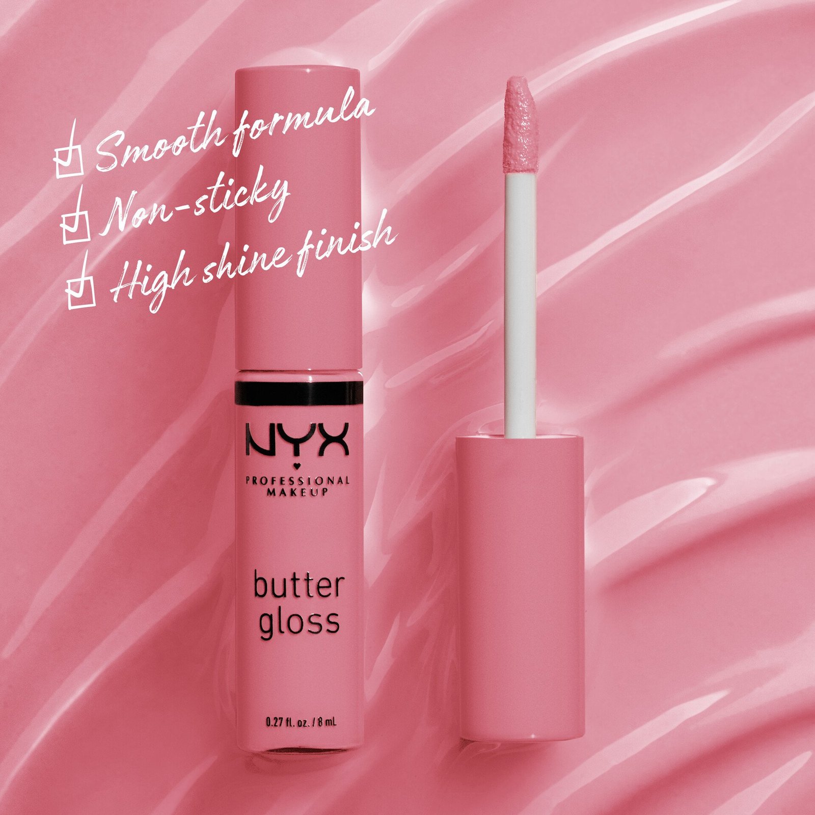 NYX Professional Makeup Butter Lip Gloss 15 Angel Food Cake 8 ml