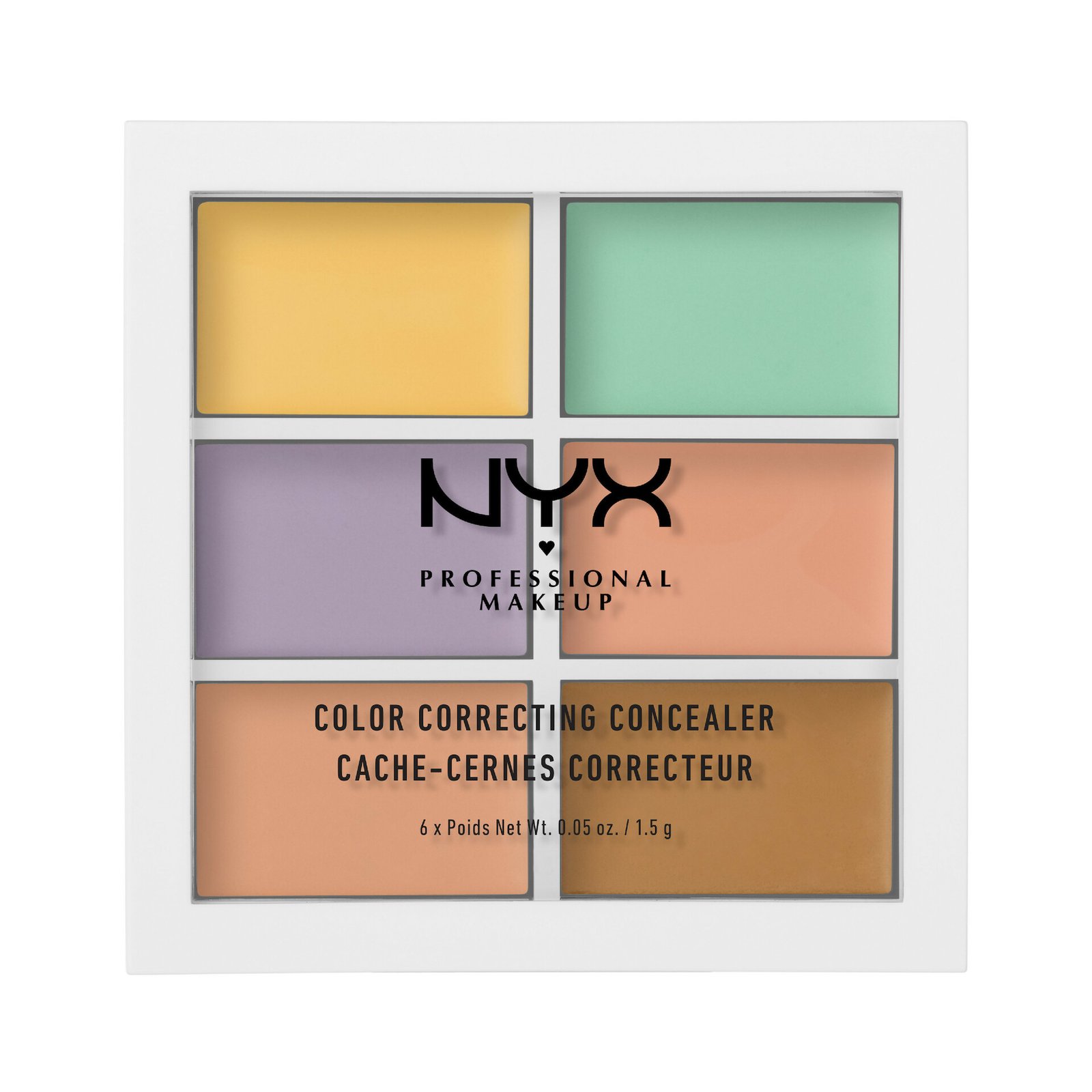 NYX Professional Makeup Color Correcting Concealer 4 Contour Palette 9g
