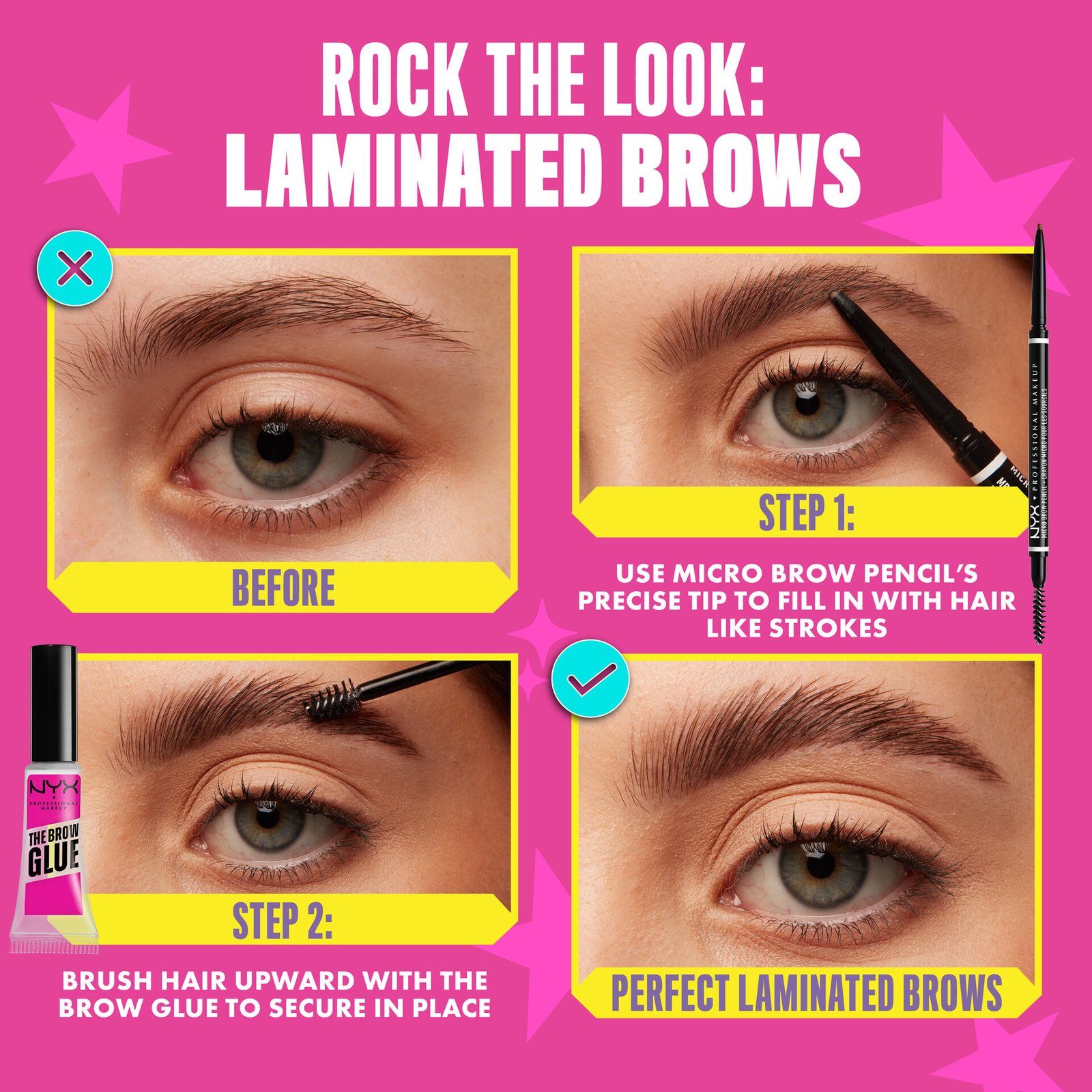 NYX Professional Makeup Micro Brow Pencil 6 Brunette 1 st