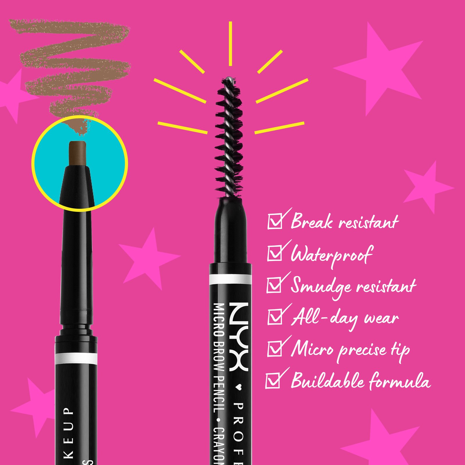 NYX Professional Makeup Micro Brow Pencil 7 Espresso 1 st