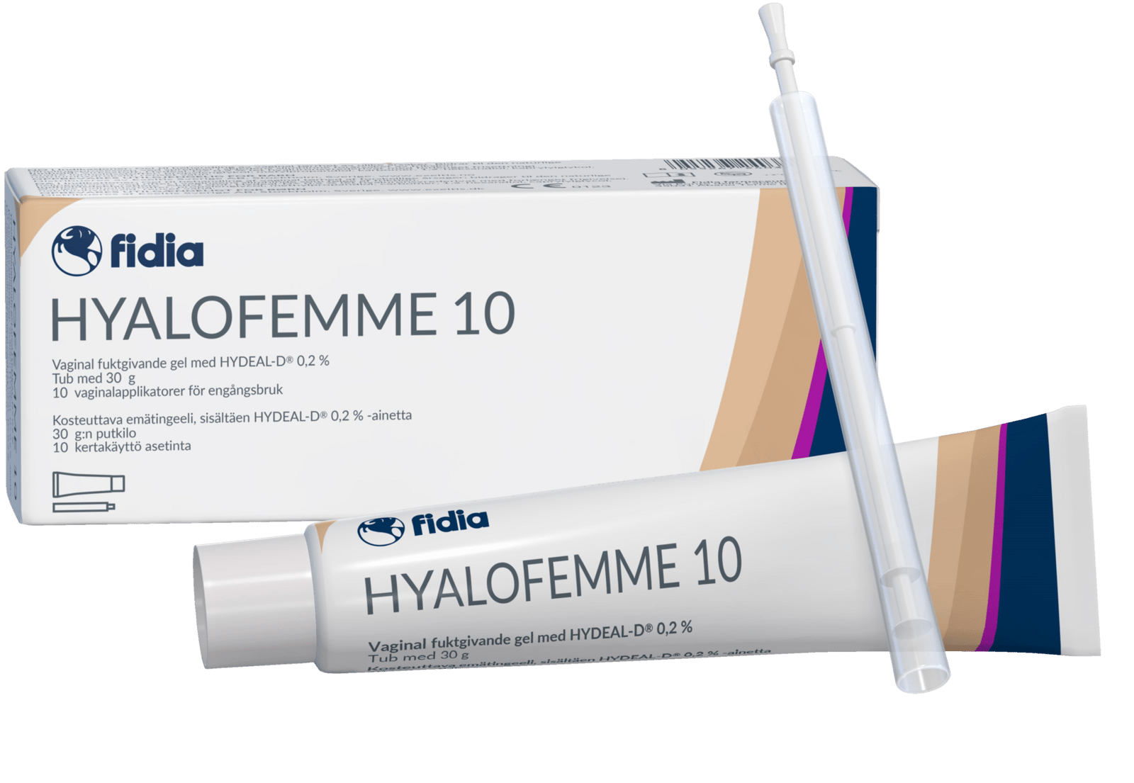 Hyalofemme Vaginal Fuktgivande Gel & Applikatorer 10 st 30 g