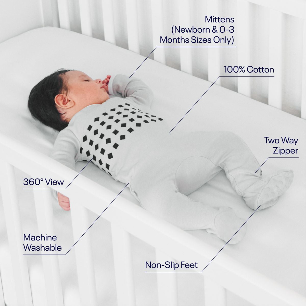 Nanit Breathing Wear Pajamas 6 Månader