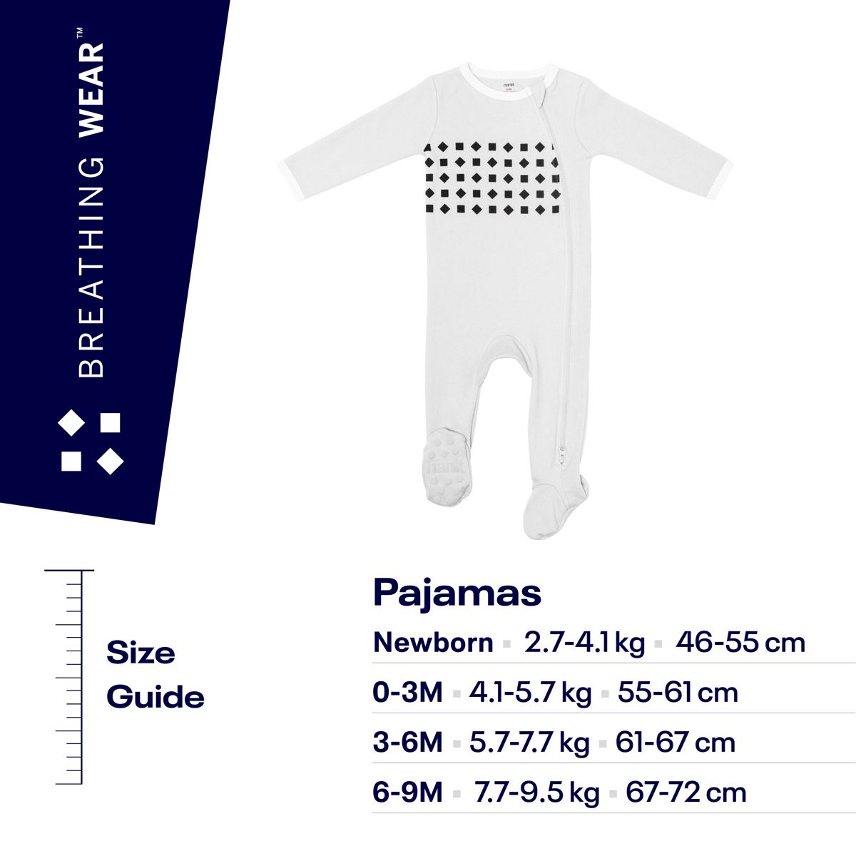 Nanit Breathing Wear Pajamas 6 Månader