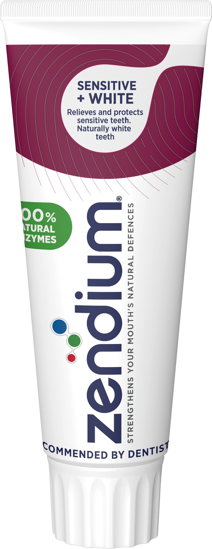 Zendium Sensitive Whitener Tandkräm 75 ml