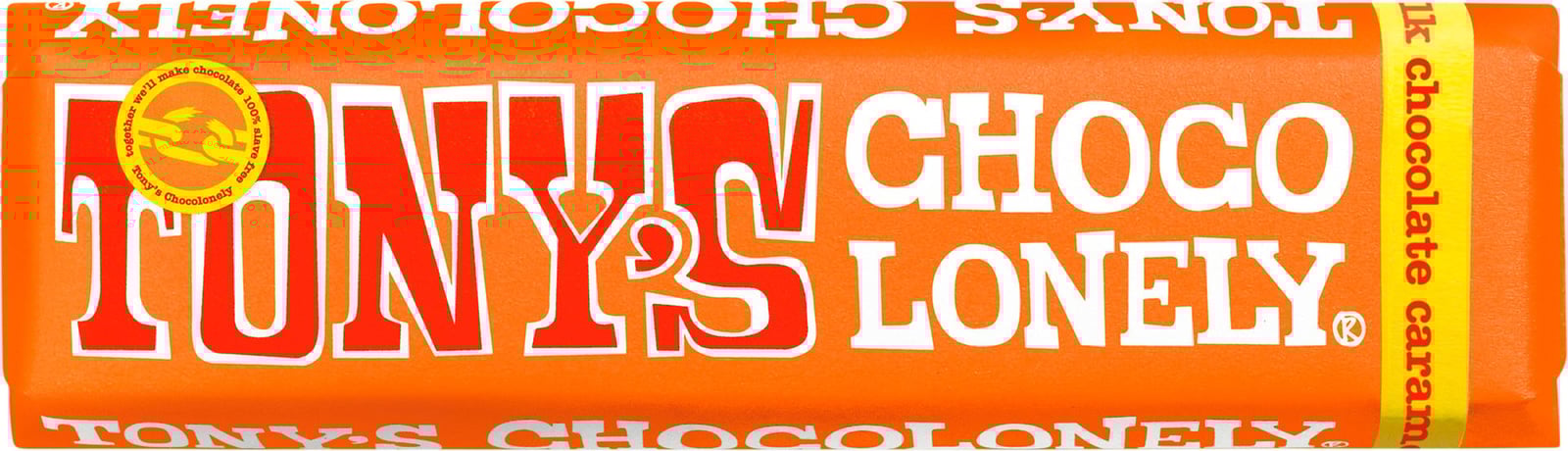 Tony´s Chocolonely Choklad Ljus Karamell & Havssalt 47 g