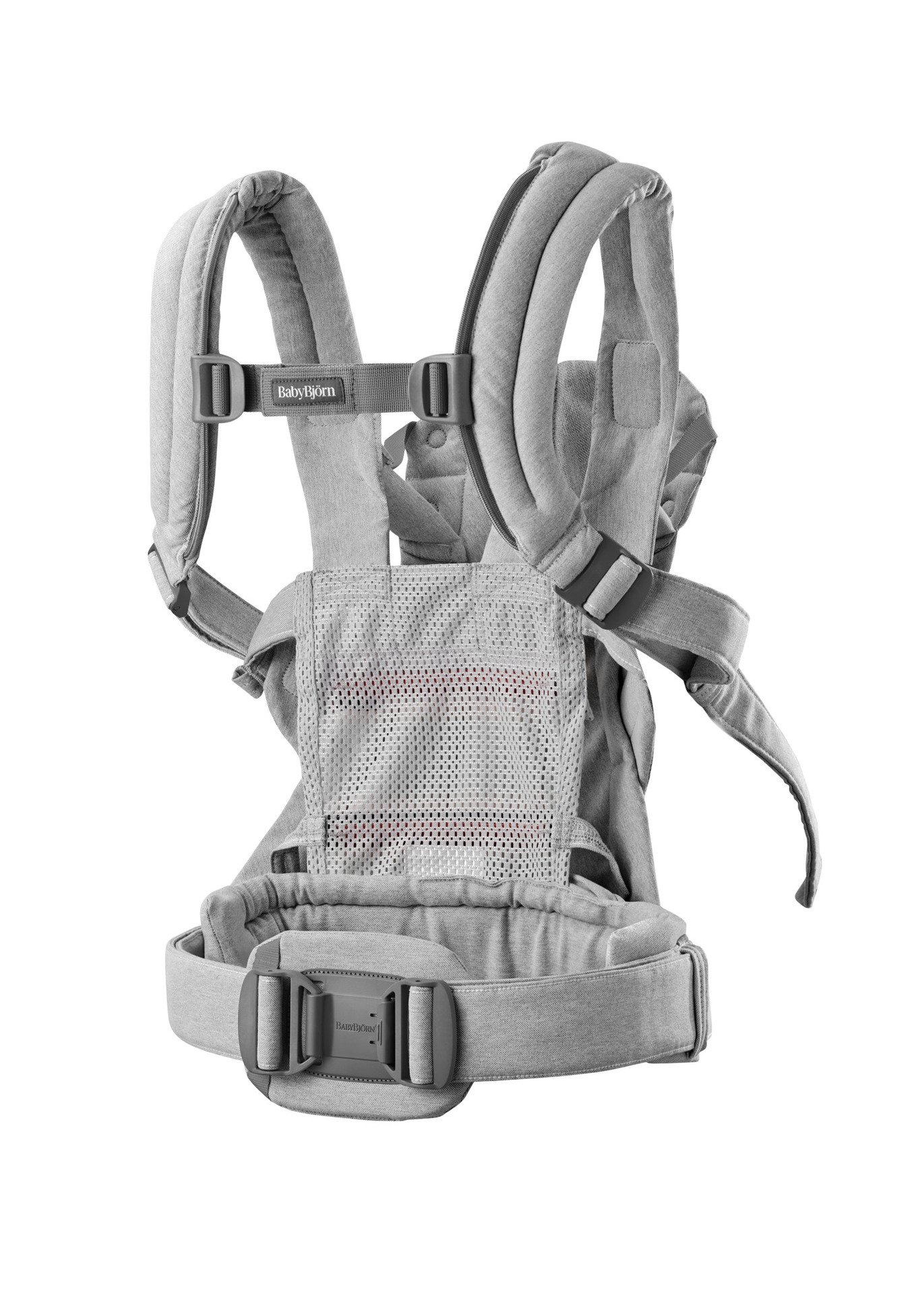 BabyBjörn Bärsele Harmony Melerad vävd Ljusgrå