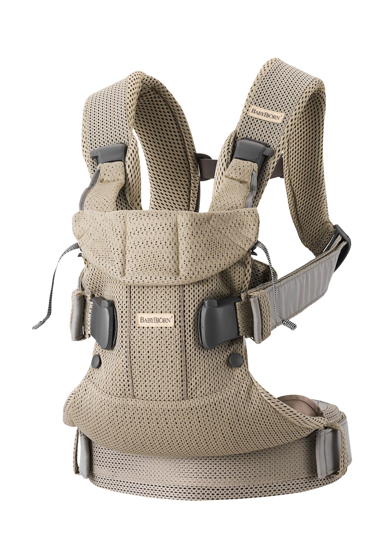 BabyBjörn Bärsele One Air 3D Mesh Gråbeige