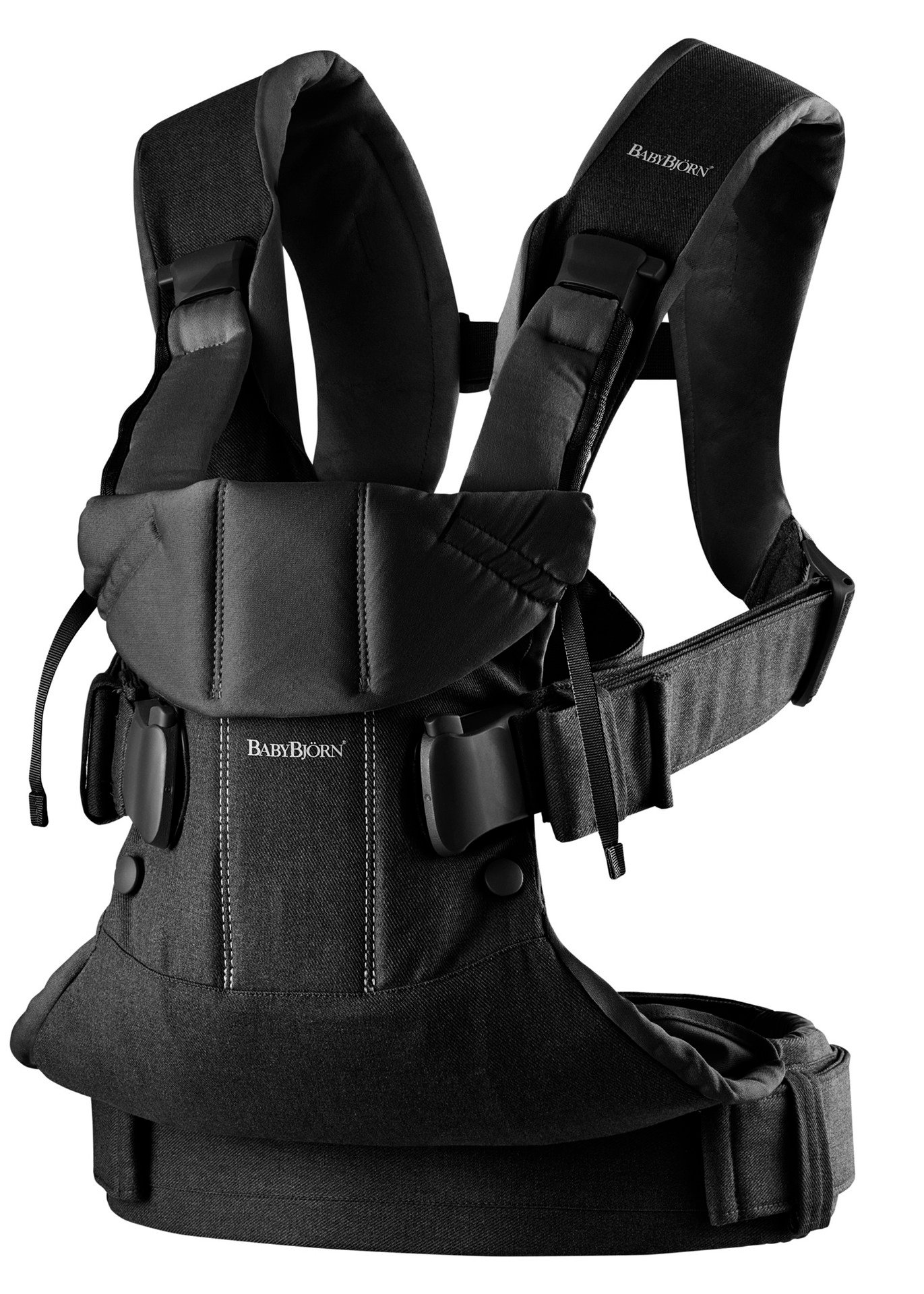 BabyBjörn Bärsele One Vävd Mix Svart