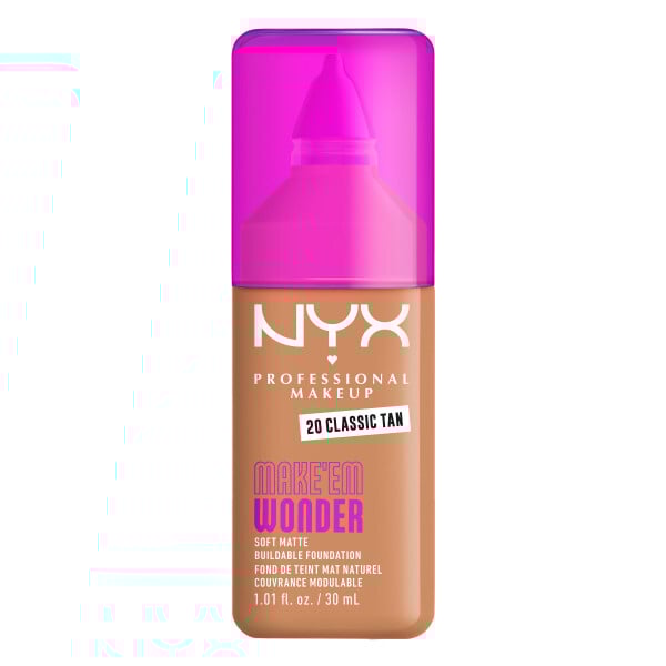NYX Professional Makeup Make Em Wonder Foundation 20 Classic Tan 30 ml