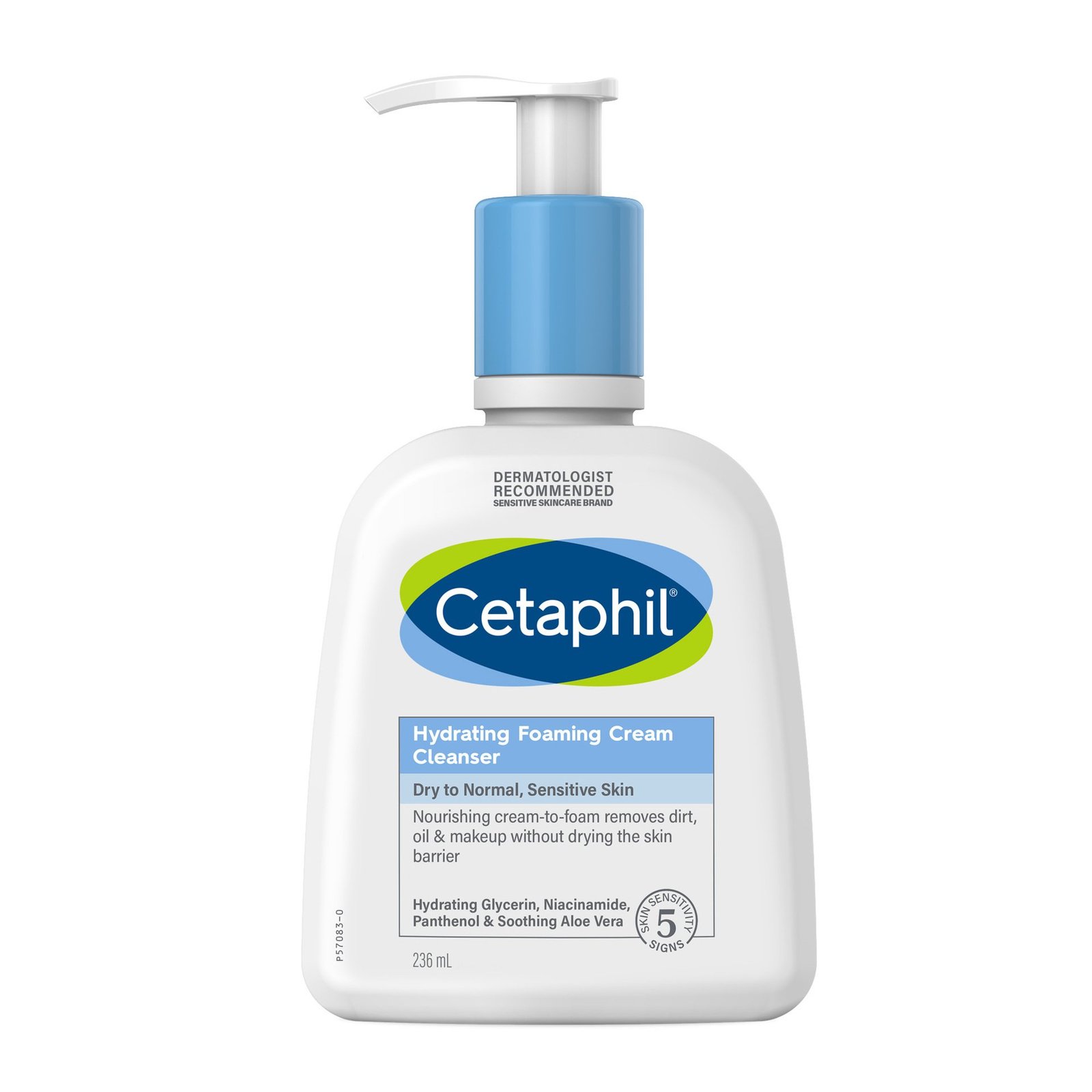 Cetaphil Hydrating Foaming Cream Cleanser 236ml