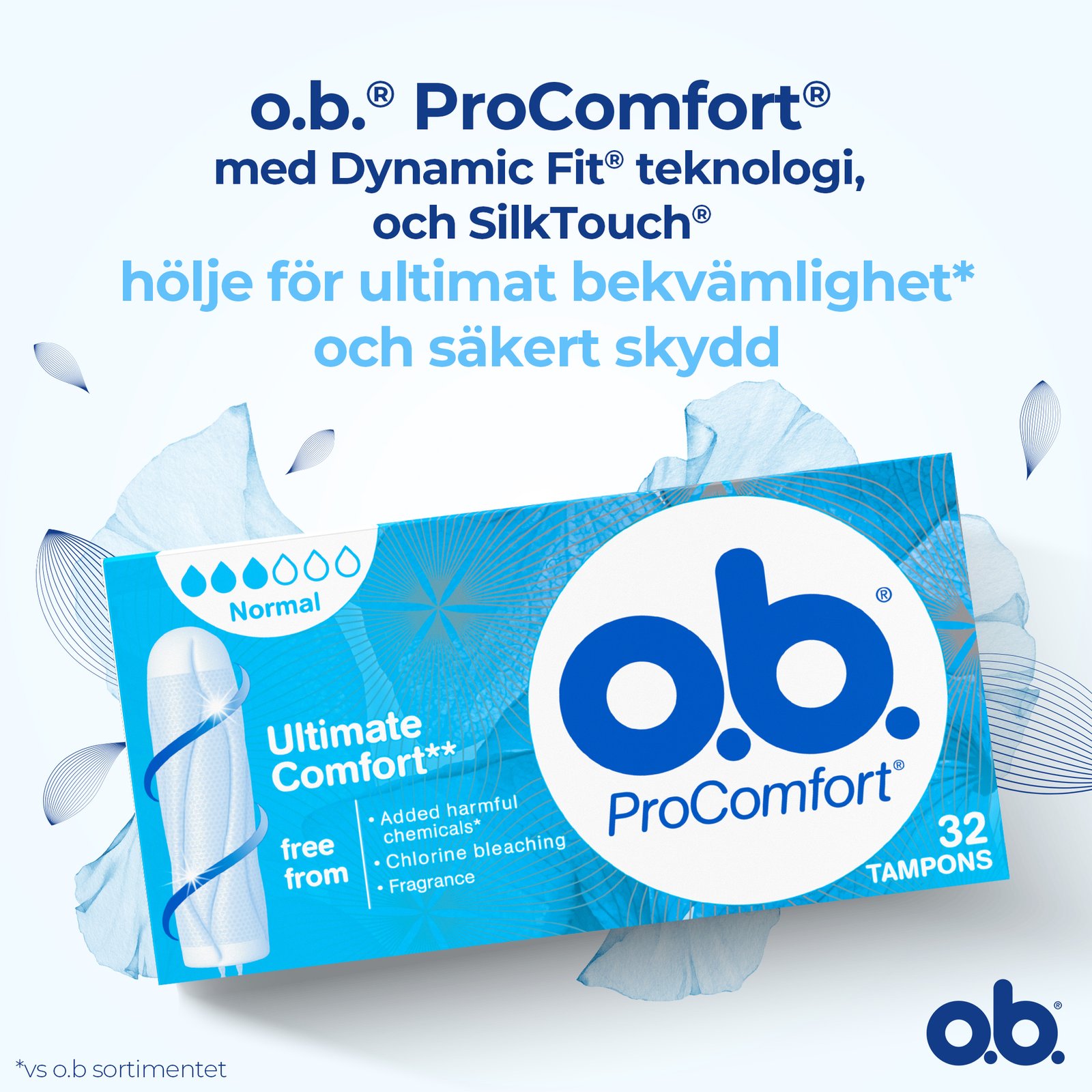 O.B. ProComfort Normal Twist 32 st