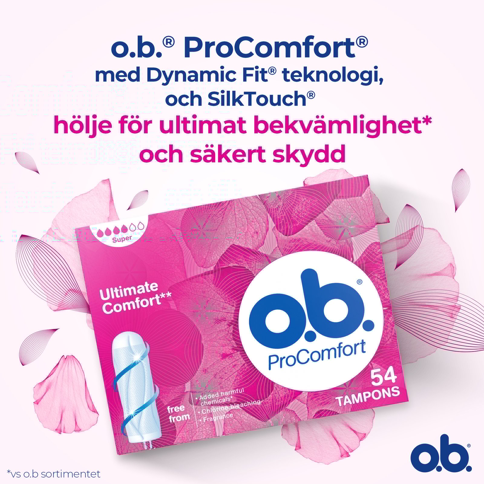 o.b ProComfort Tampong Super 54 st