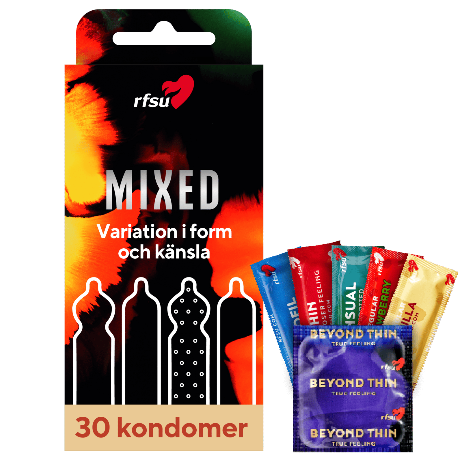 RFSU Mixed kondomer 30 st