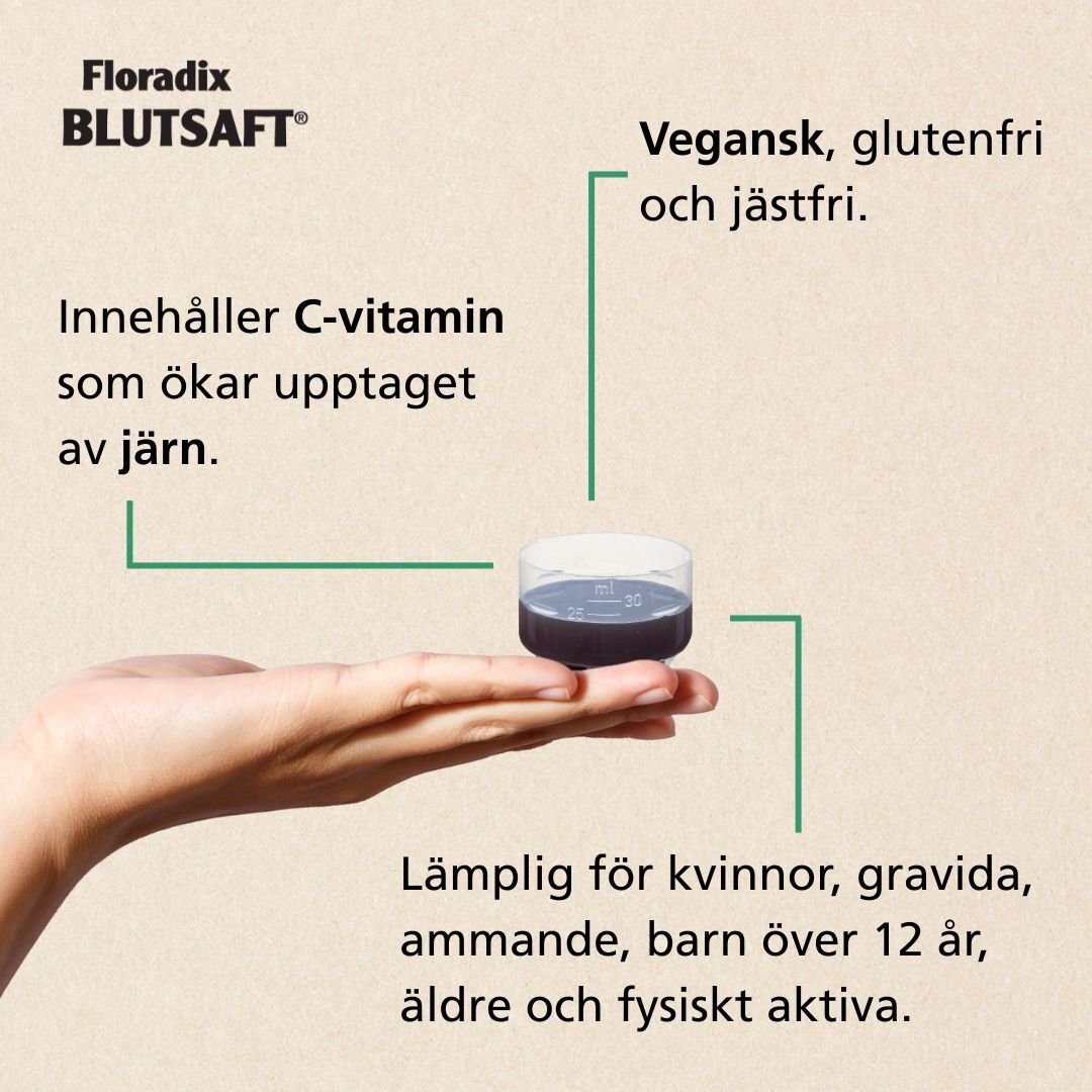 Salus Blutsaft Vegan Järn & Vitaminer 250 ml