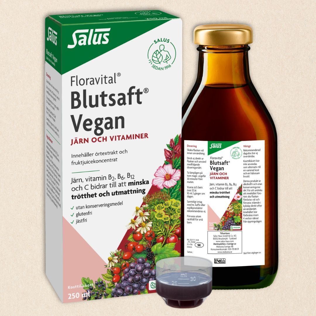 Salus Blutsaft Vegan Järn & Vitaminer 250 ml