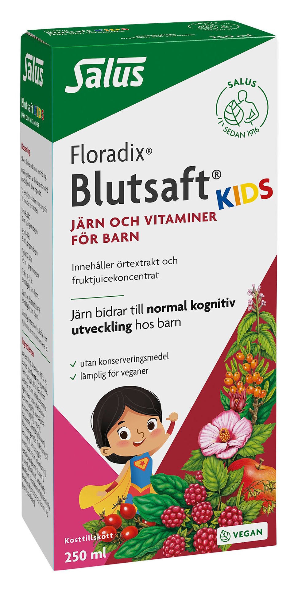 Salus Blutsaft Kids Järntillskott 250 ml