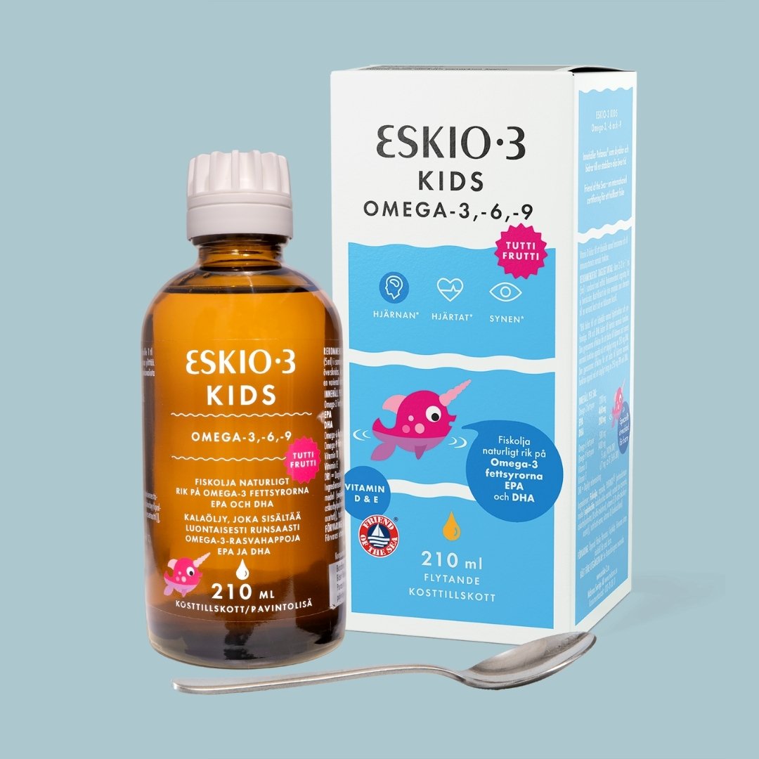 Eskio-3 Kids Omega-3, 6 & 9 Flytande 210 ml