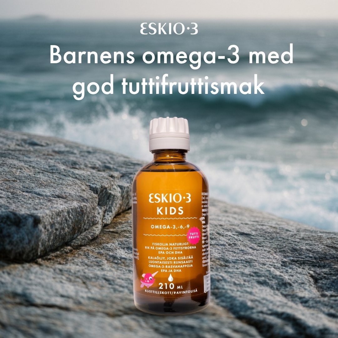 Eskio-3 Kids Omega-3, 6 & 9 Flytande 210 ml