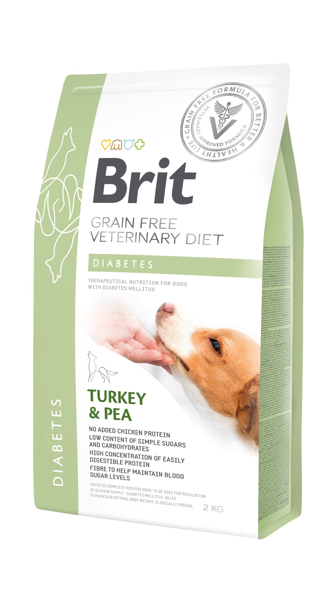 Brit Veterinary Diet Brit Grain-Free Vet Diets Dog Diabetes 2 kg
