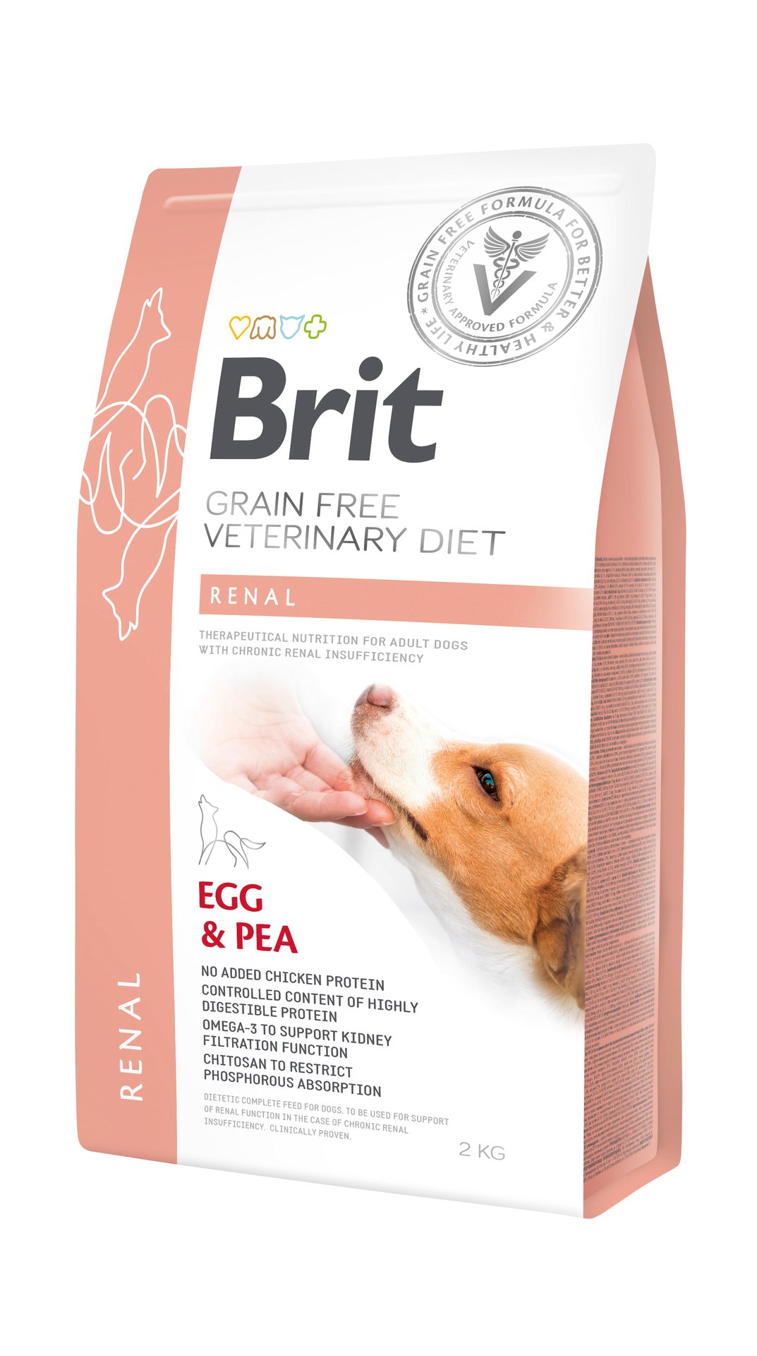 Brit Veterinary Diet Brit Grain-Free Vet Diets Dog Renal 2 kg