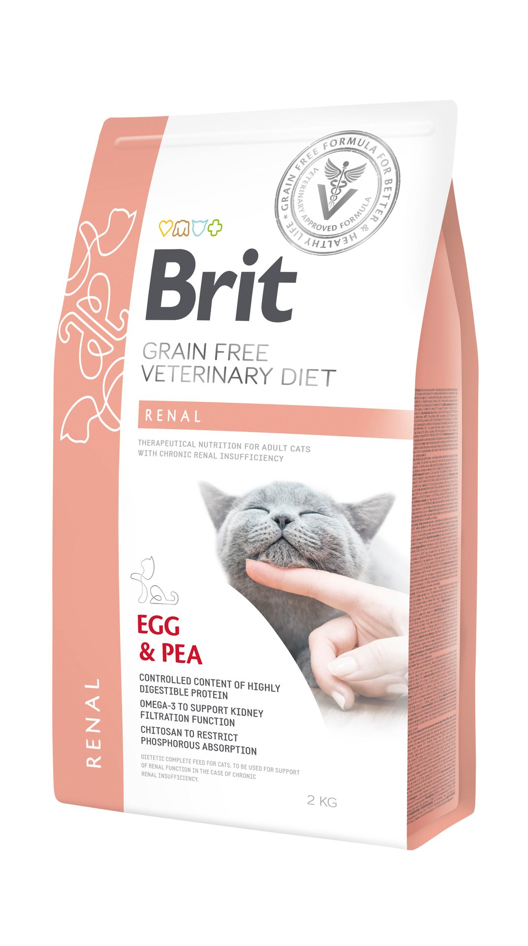 Brit Veterinary Diet Brit Grain-Free Vet Diets Cat Renal 2 kg