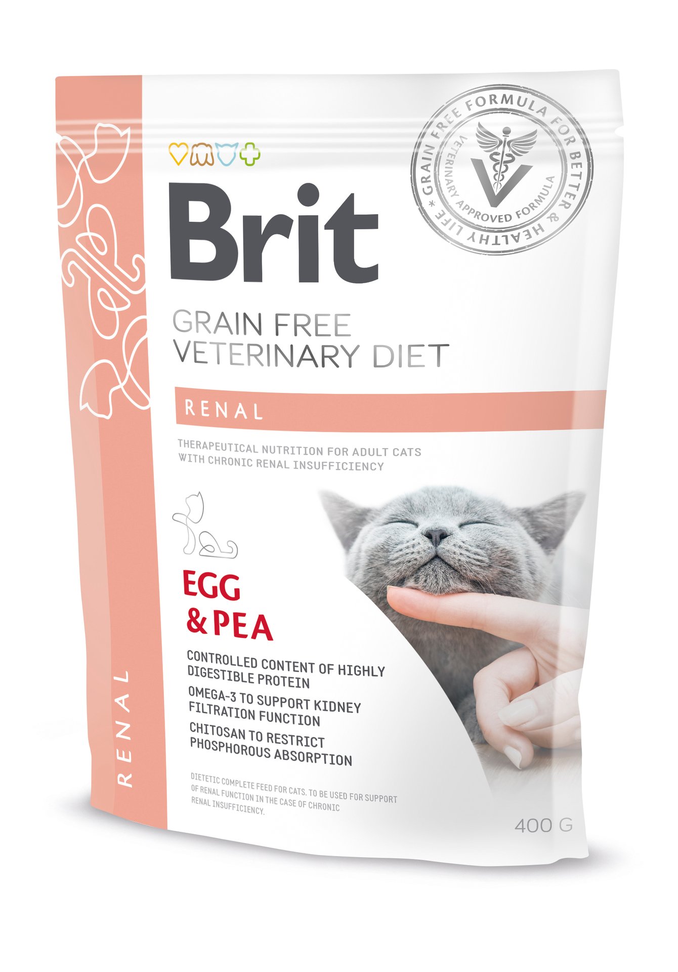 Brit Veterinary Diet Brit Grain-Free Vet Diets Cat Renal 400 g