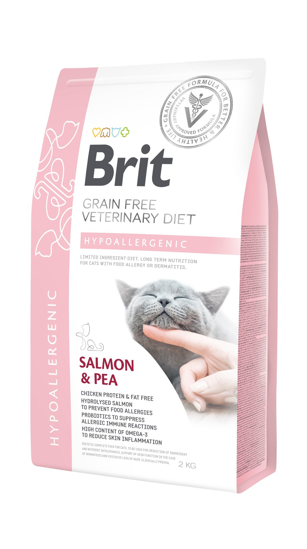 Brit Veterinary Diet Brit Grain-Free Vet Diets Cat Hypoallergenic 2 kg