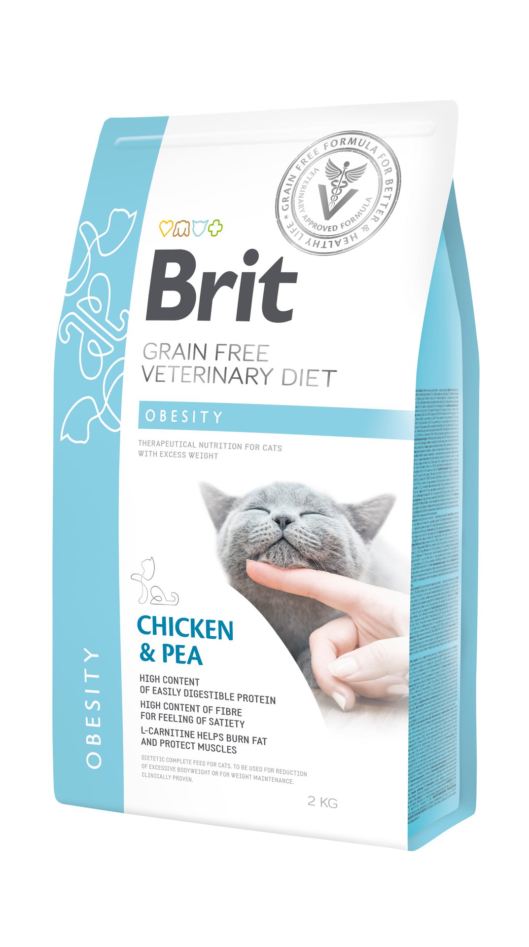 Brit Veterinary Diet Brit Grain-Free Vet Diets Cat Obesity 2 kg