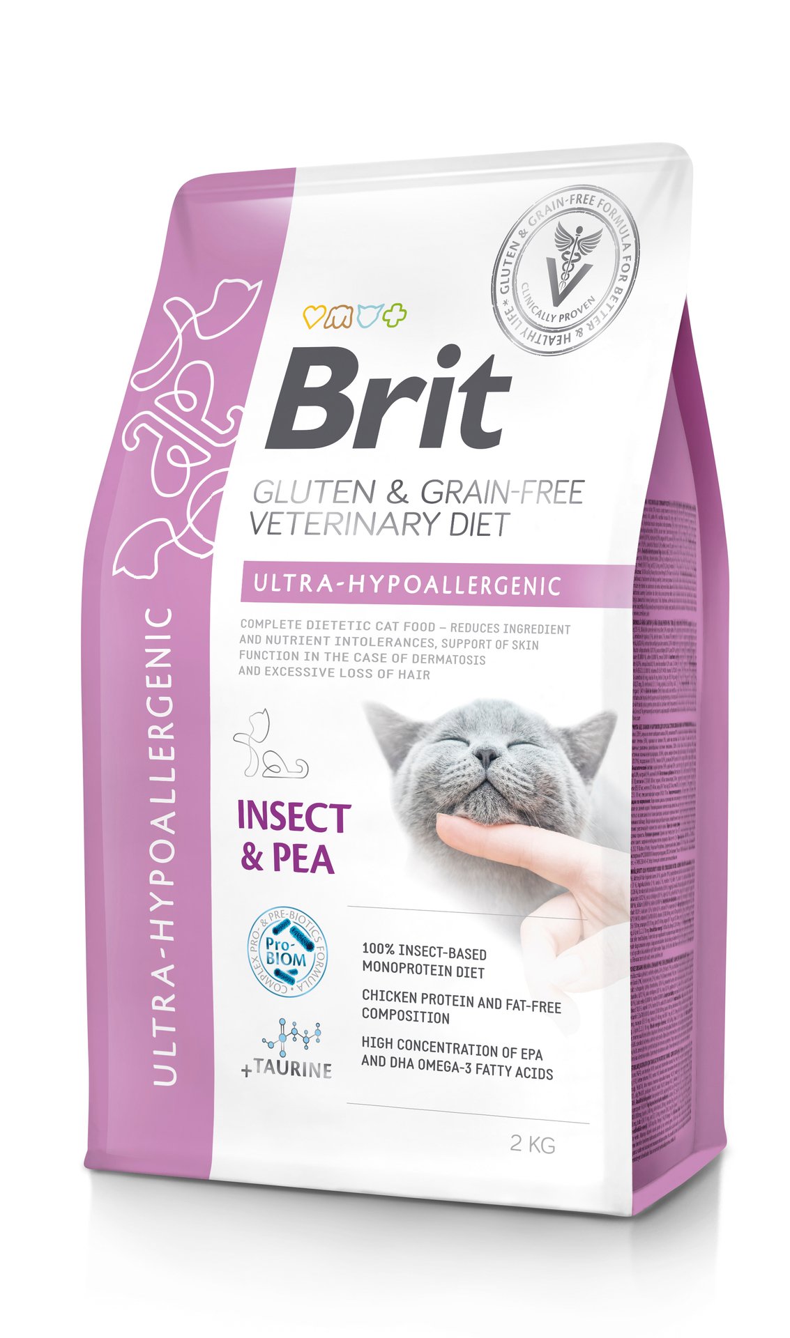 Brit Veterinary Diet Brit Grain-Free Vet Diets Cat Ultra-hypoallergenic 2 kg