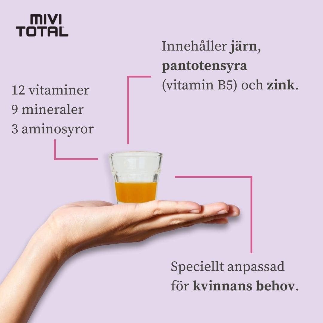 Mivitotal Kvinna Multivitaminer & Mineraler 1000 ml